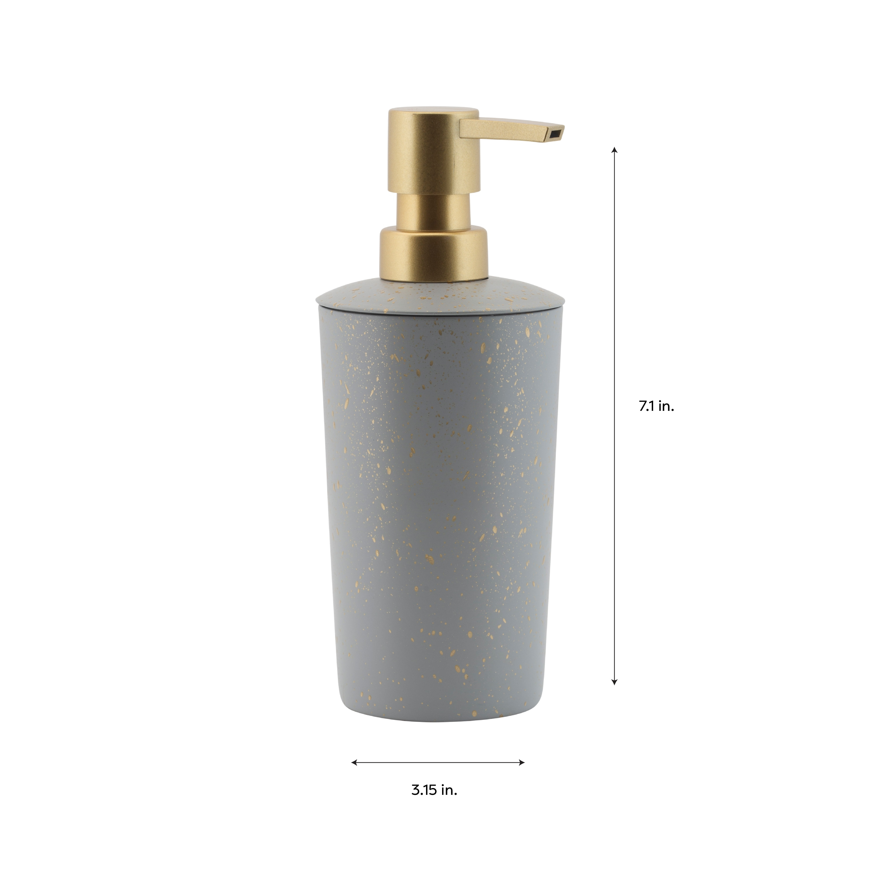 ELLE Paris Modern Metal Soap Dispenser