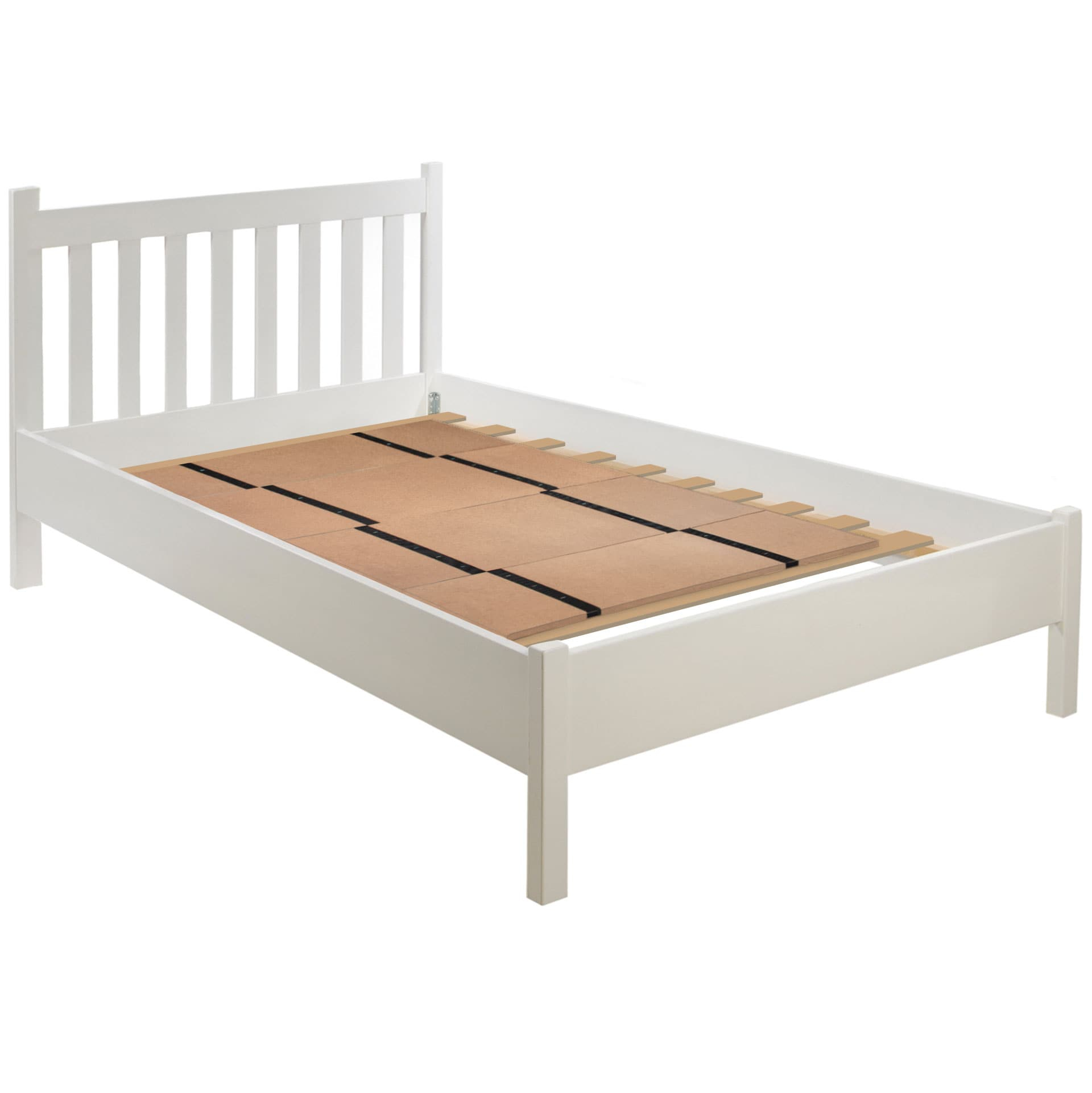 DMI Foldable Box Spring, Bunkie Board, Bed Support Slats for Support to Streamline and Minimize the Bed, No Assembly Needed, Full Size, 60 x 48