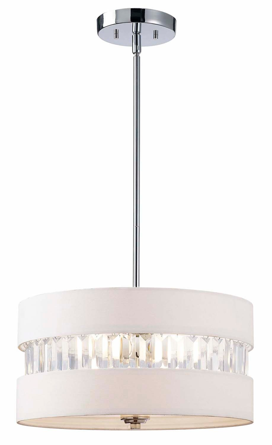 ICH426A03CH16-Canarm Inc-Ballard - 3 Light Chandelier-16 Inches Tall and 16.25 Inches Wide