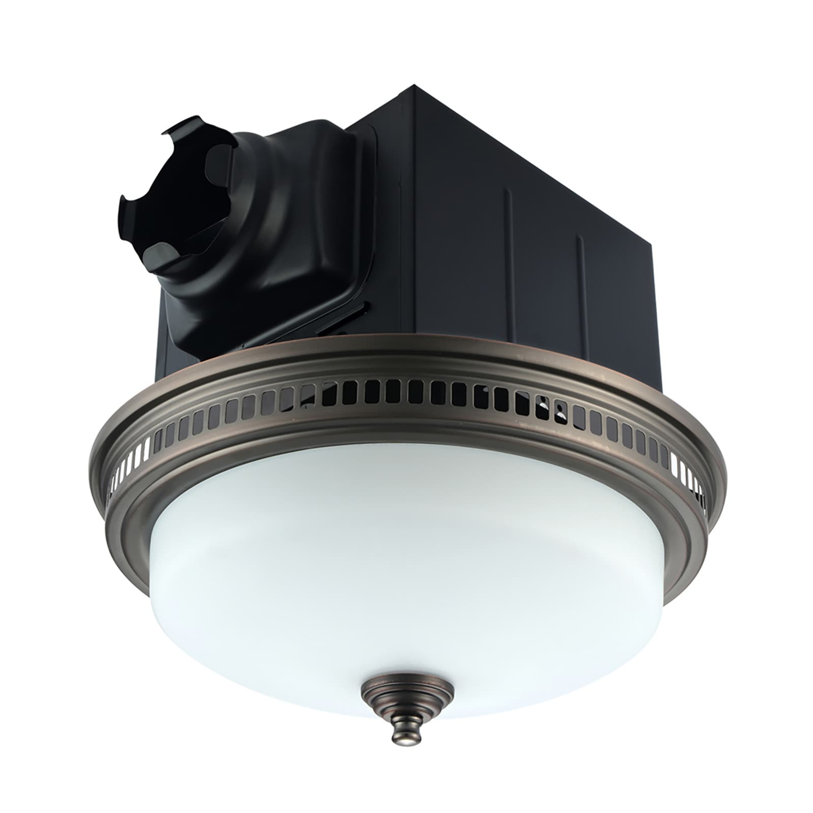 Akicon 1.5-Sones 110-CFM Oil-Rubbed Bronze Decorative Lighted Bathroom fan