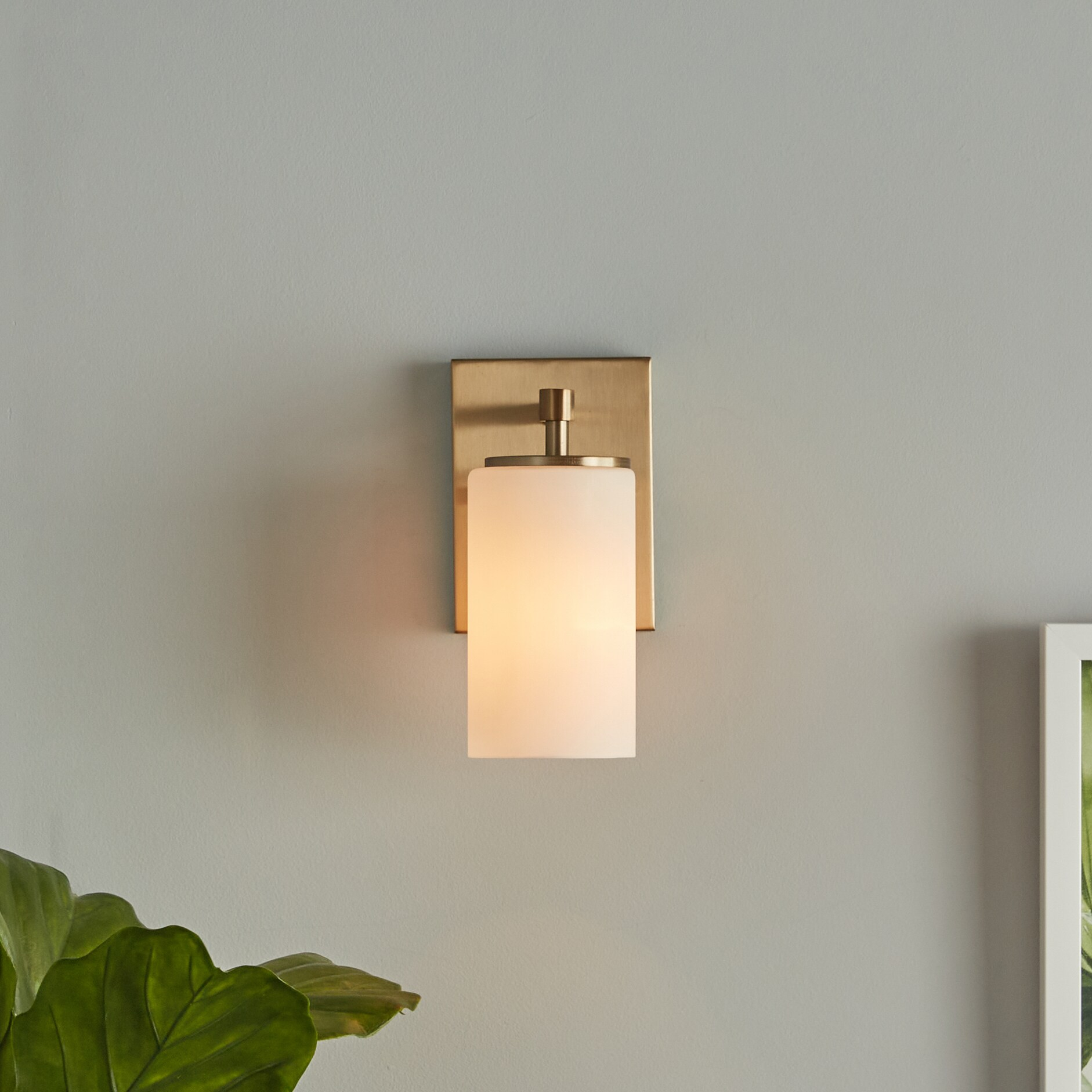 Sea Gull Lighting 4124601-848 Alturas Wall/Bath Sconce Vanity Style Fixture, One - Light, White
