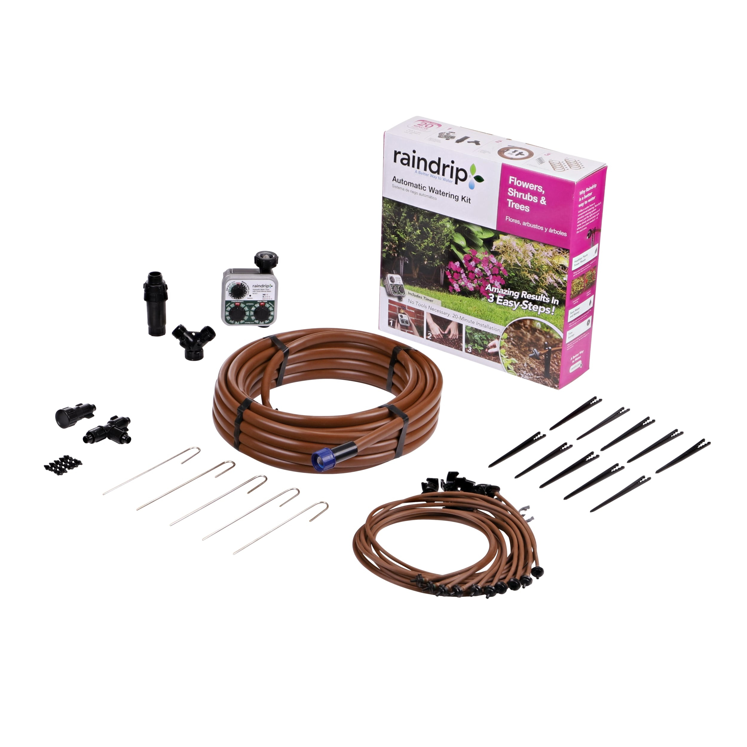 Raindrip Drip irrigation tree and shrub kit