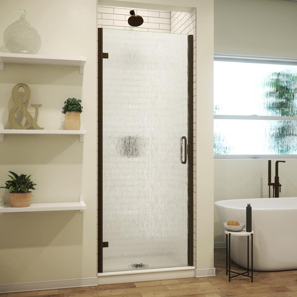 MP Swinging 24" x 73" Hinged Semi-Frameless Shower Door