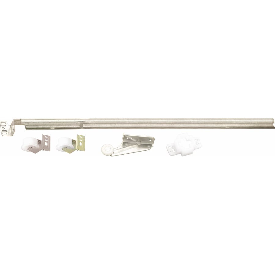 Drawer Slide Center Mount Mono Rail 3/4 Extension Adjustable Length Cadmium Finish (10 Pack)