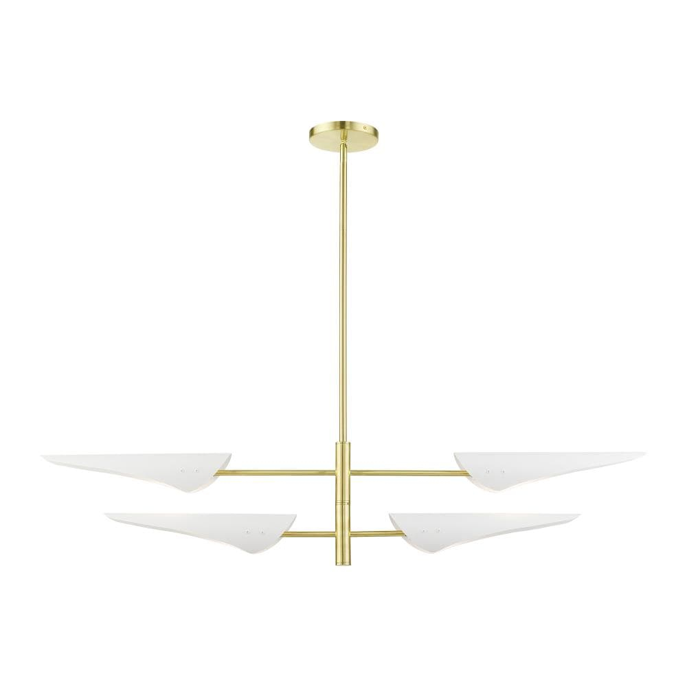 Livex Lighting Capistrano 4 - Light Pendant in  Satin Brass