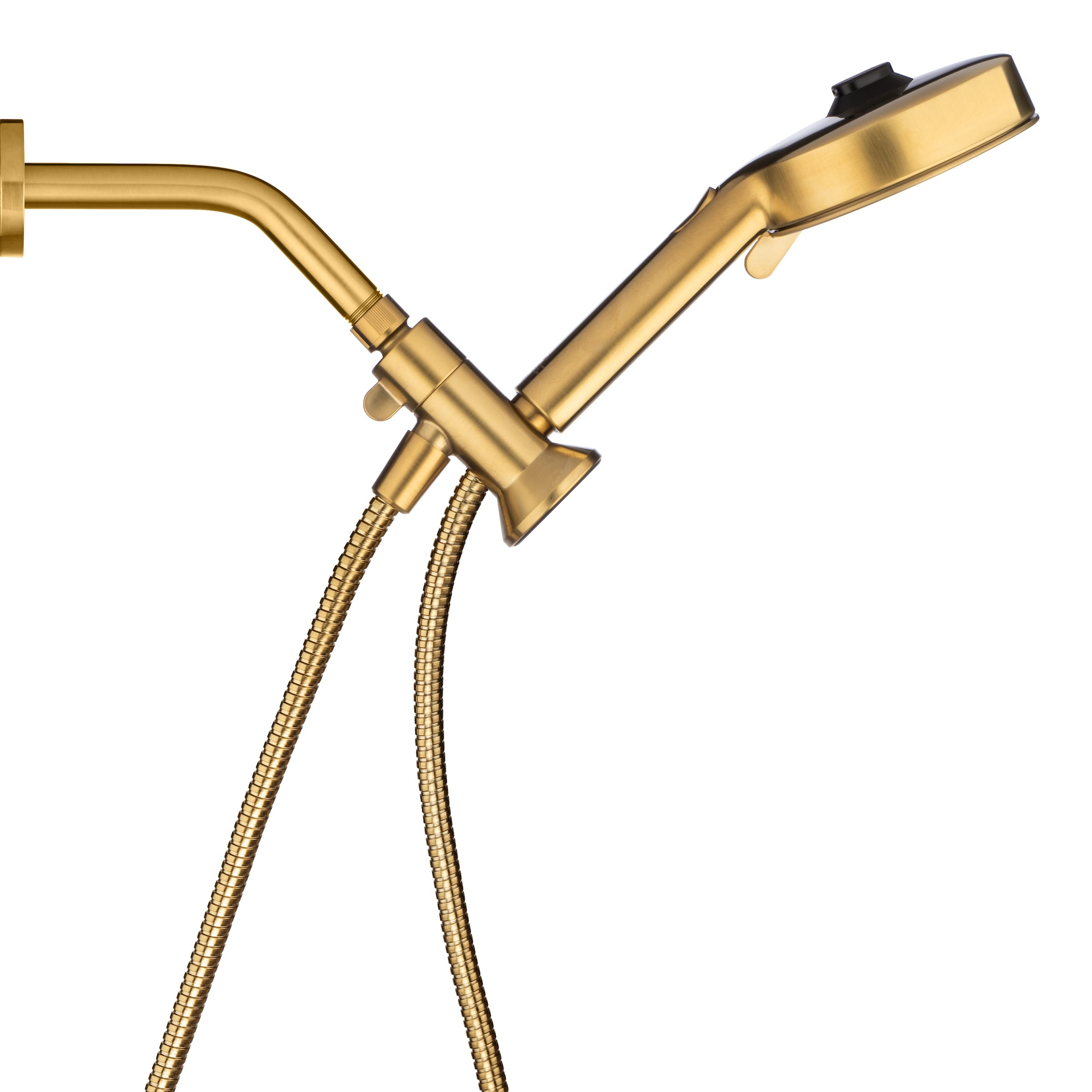 Matte Gold Stainless Steel Handheld Wall Mounted Shower Head