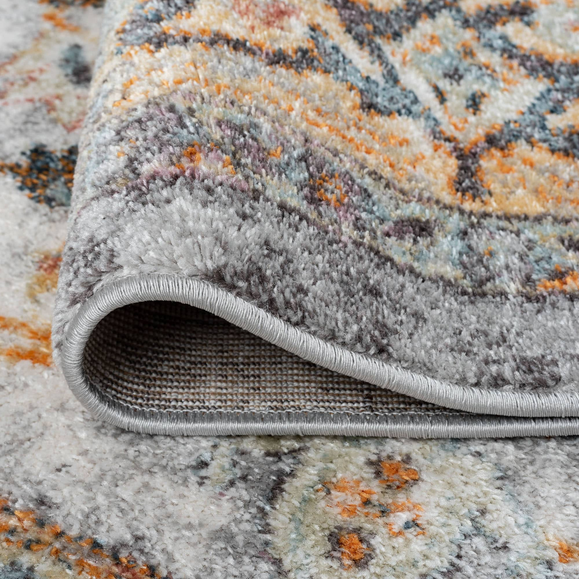 Tayse Wakefield Area Rug WFL4106 Traditional Blue Vintage Faded 7' 10" x 10' 3" Rectangle