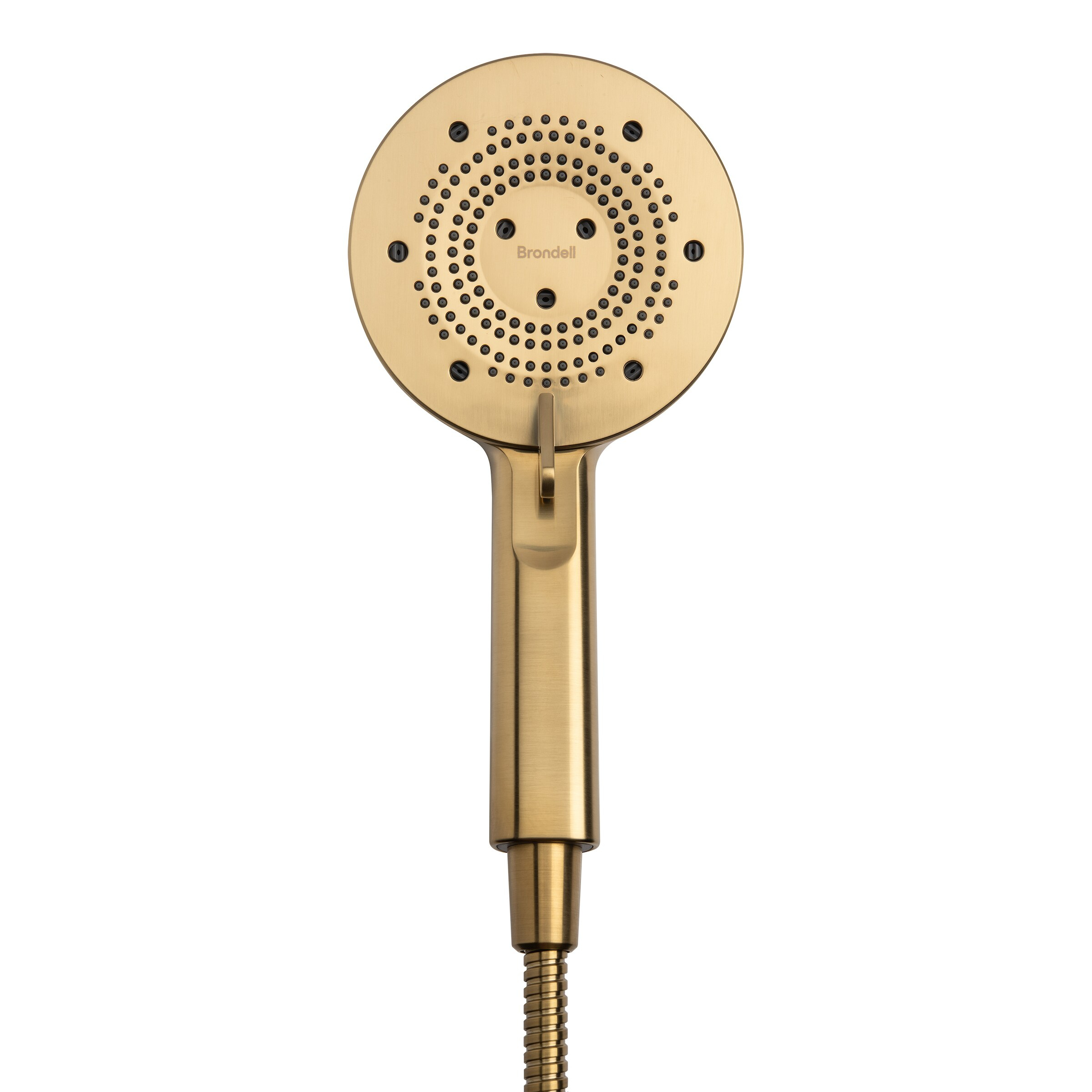 Matte Gold Stainless Steel Handheld Wall Mounted Shower Head