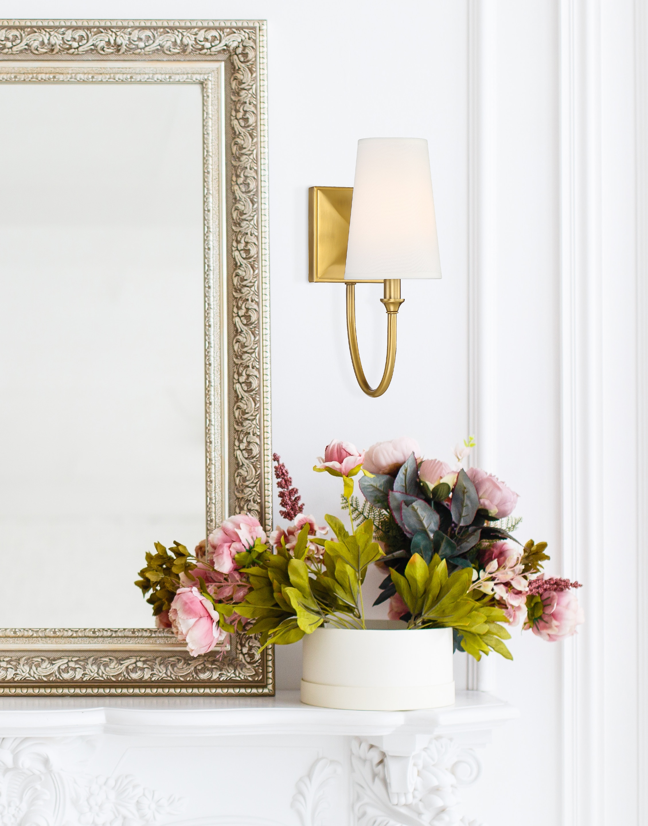Savoy House Cameron 1 - Light Wall Light in  Warm Brass