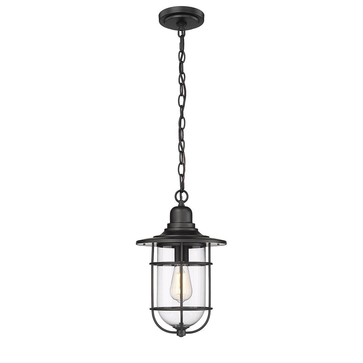Millennium Lighting 1 - Light Pendant in  Powder Coat Black