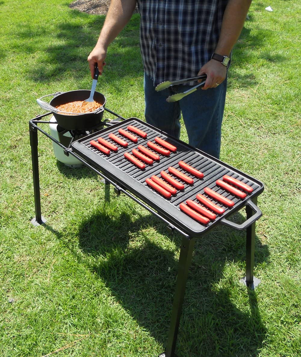 King Kooker King Kooker Tall Rectangular Outdoor Three Burner Outdoor Camp Stove Package