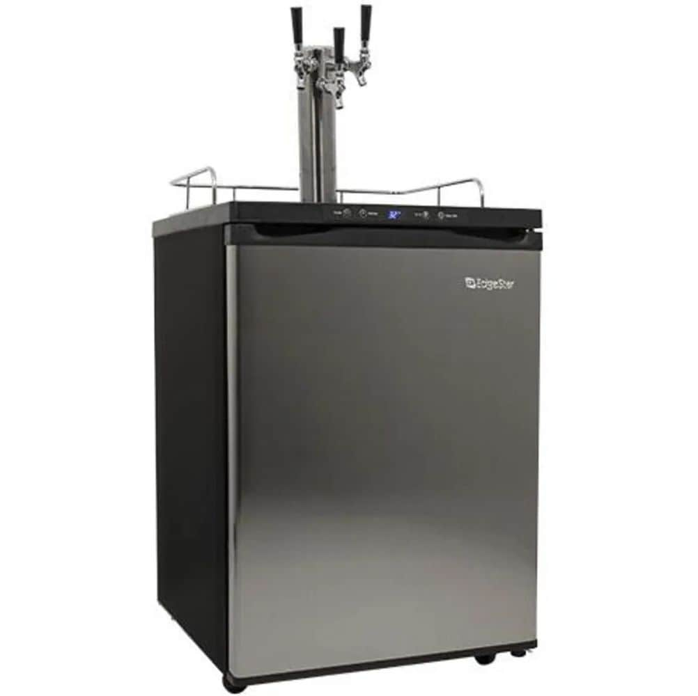 Edgestar Kc3000trip 24" Wide Triple Tap Kegerator - Stainless Steel