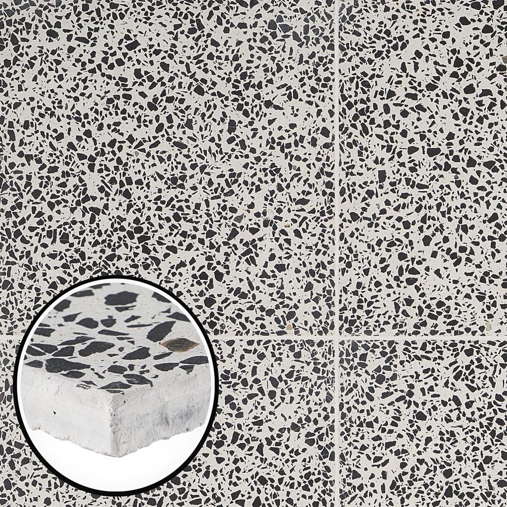 Durham 16.14 in. x 16.14 in. Polished Terrazzo Floor and Wall Tile (3.61 Sq. Ft. / Case)