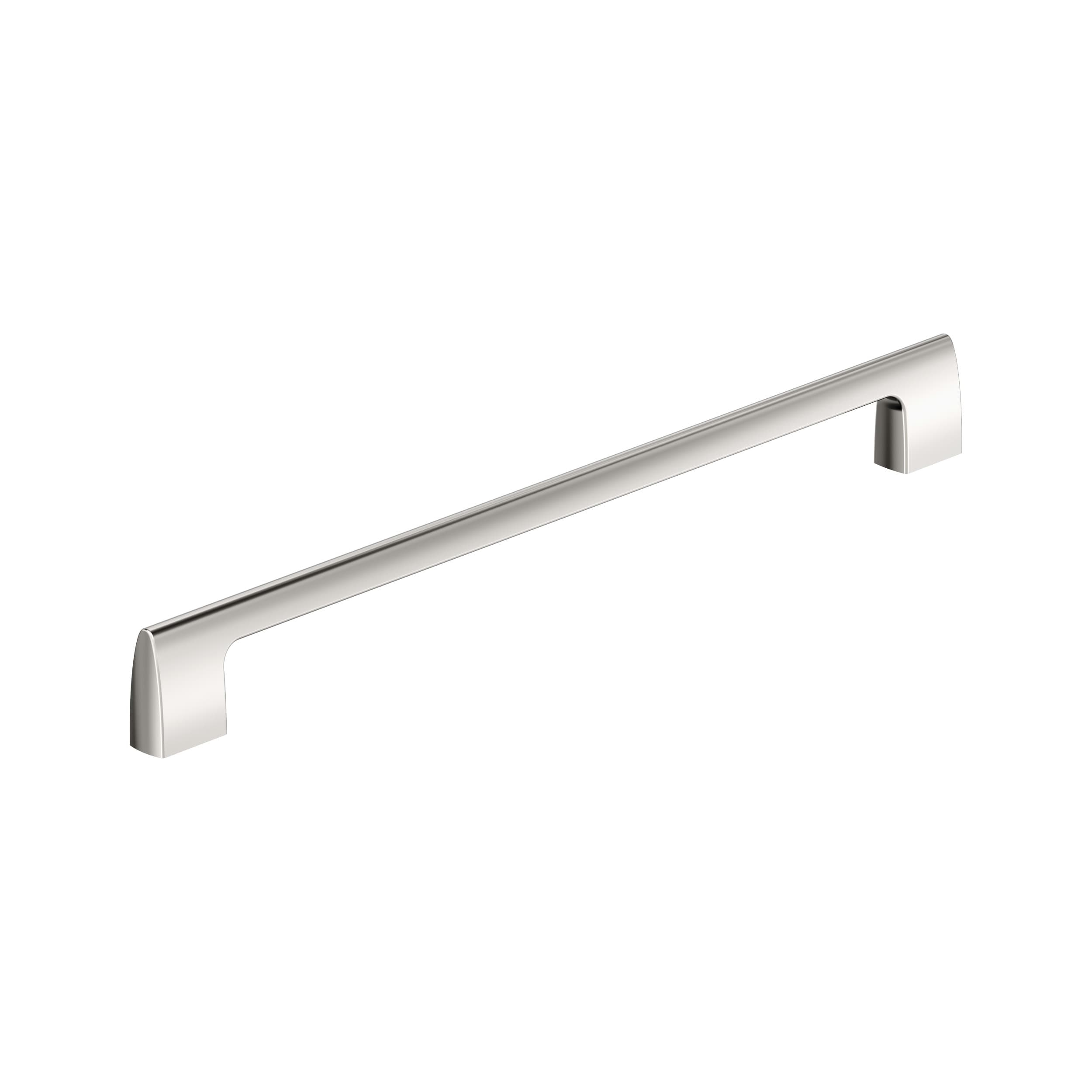 Amerock Riva 12-5/8 inch (320mm) Center-to-Center Polished Nickel Cabinet Pull