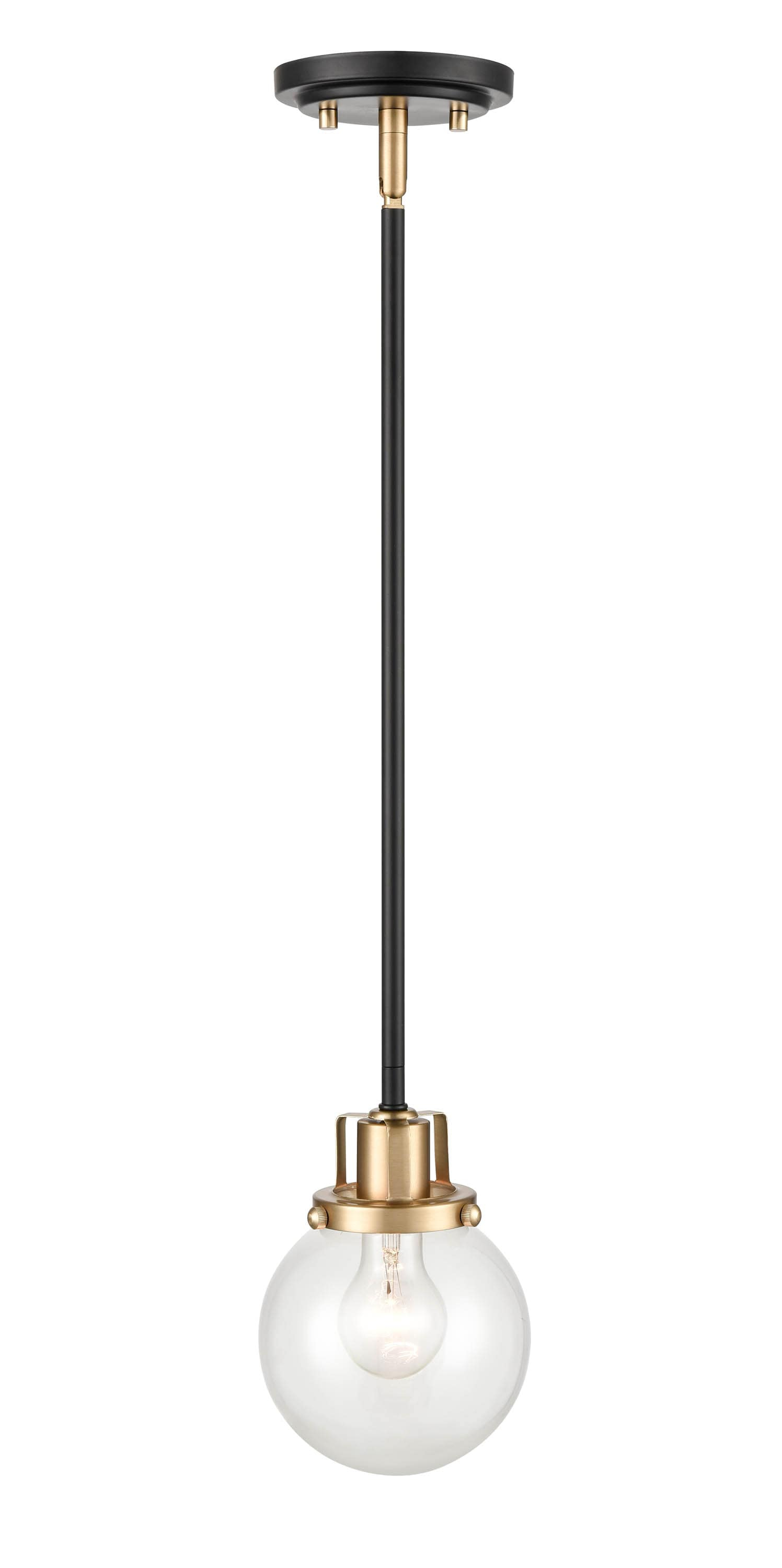 Millennium Lighting Mellrosa 1 - Light Pendant in  Matte Black/Modern Gold