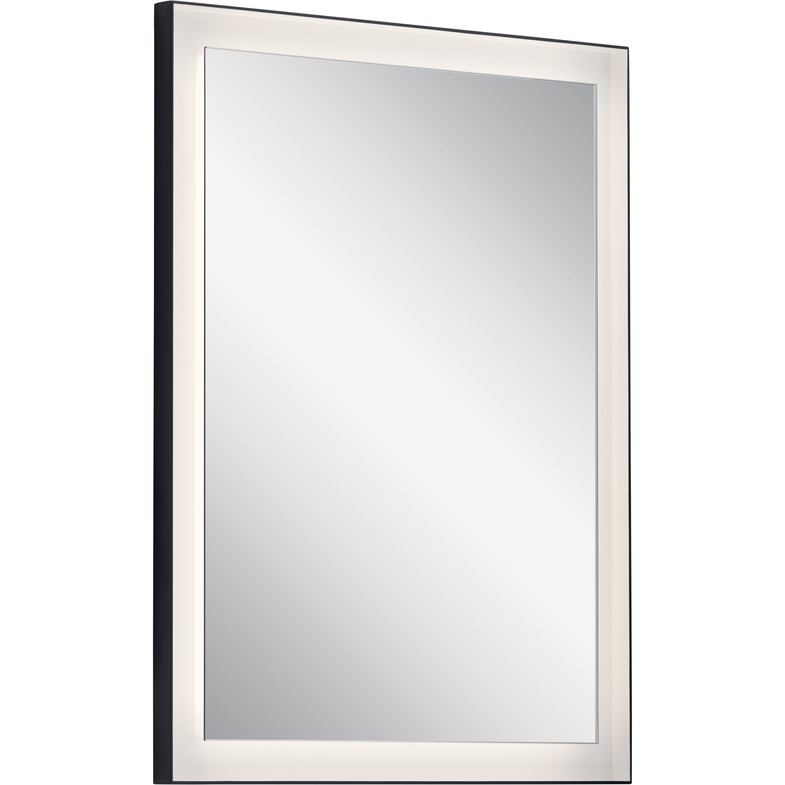 84167-Elan Lighting-Ryame - 23.5 Inch LED Mirror-Matte Black Finish