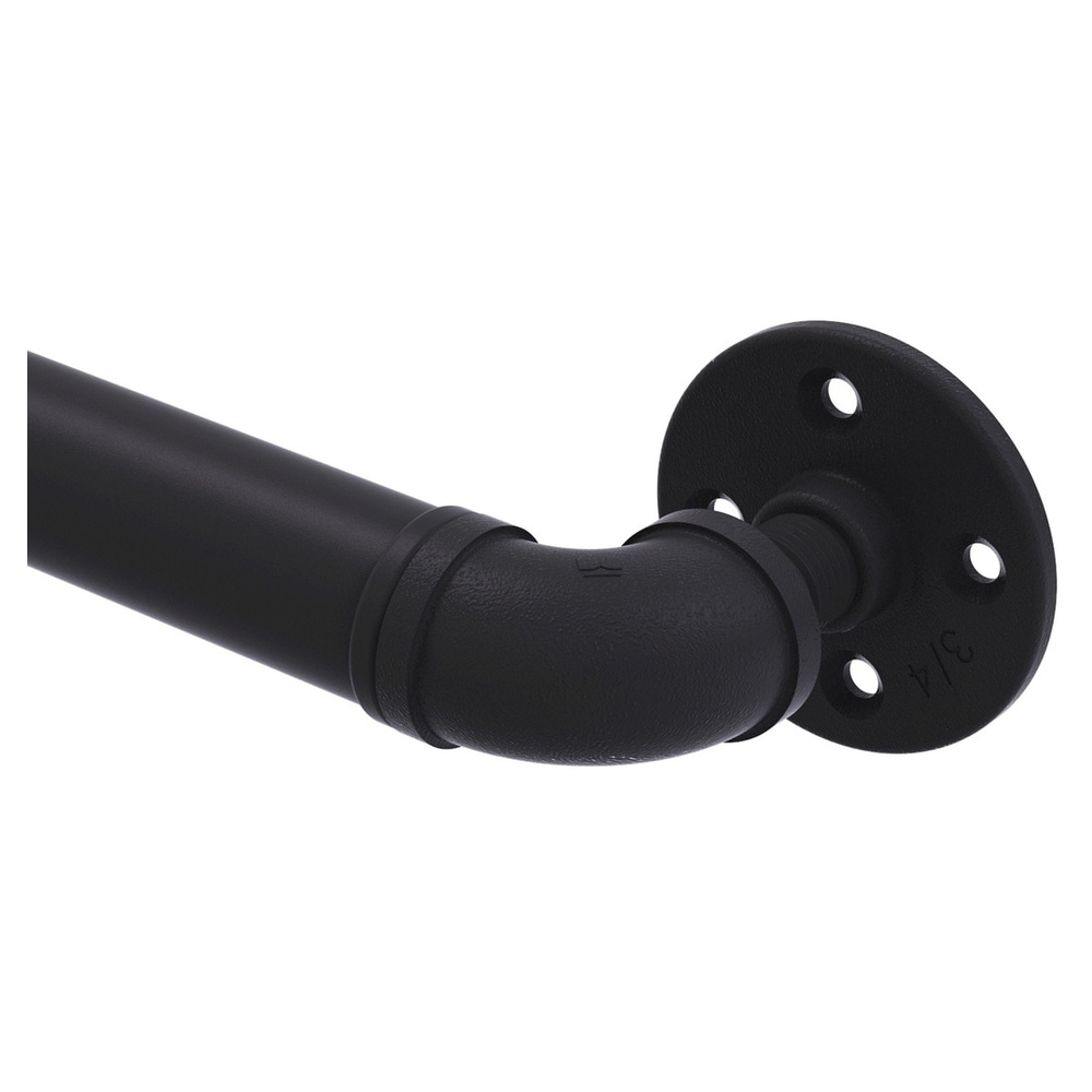 Allied Brass P-700-24-GB Pipeline Collection 24 Inch Grab Bar, 24", Matte Black