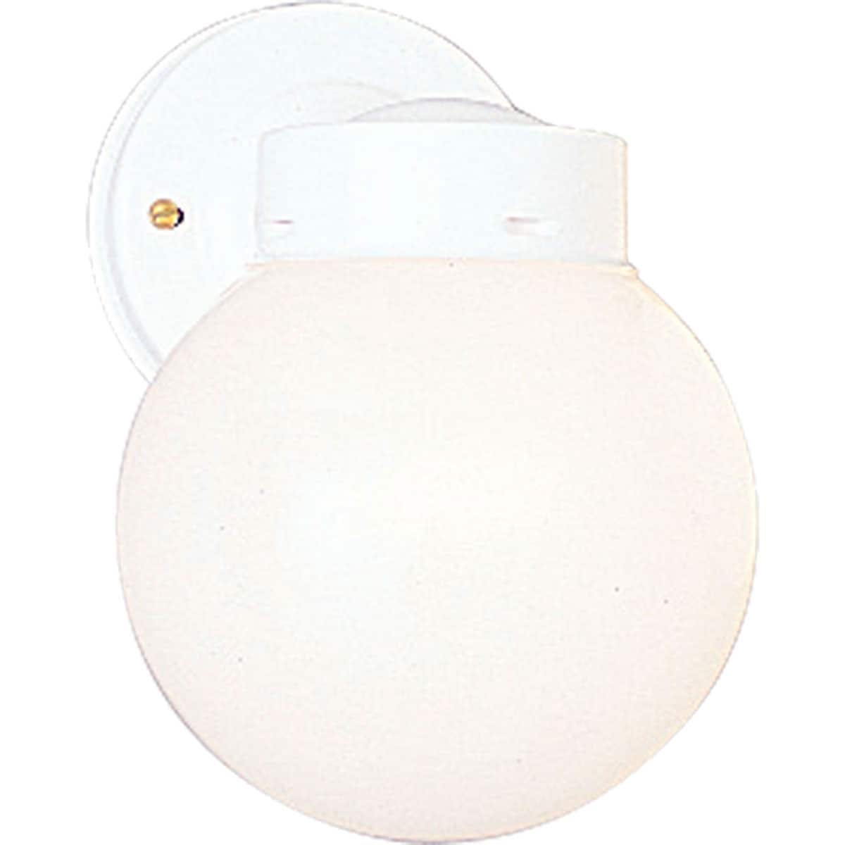Progress Lighting P5604 Signature 1 Light 9" Tall Outdoor Wall Sconce - White