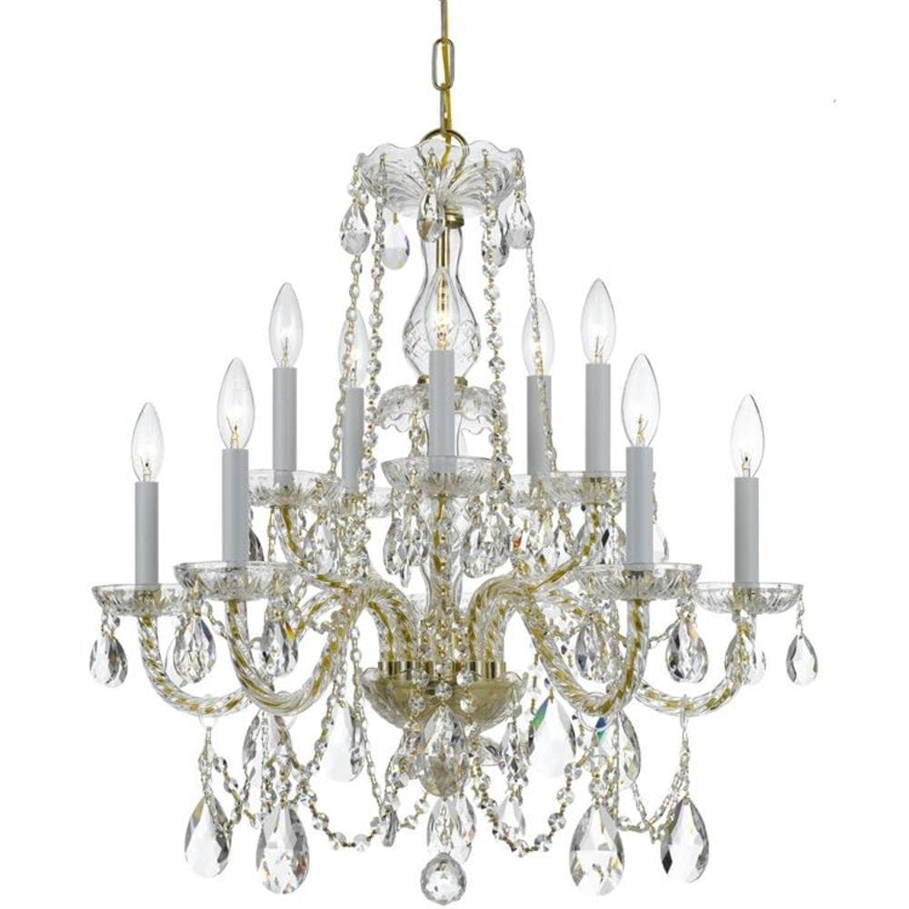 Crystorama Lighting - Ten Light Chandelier - Chandelier - Crystal - Ten Light