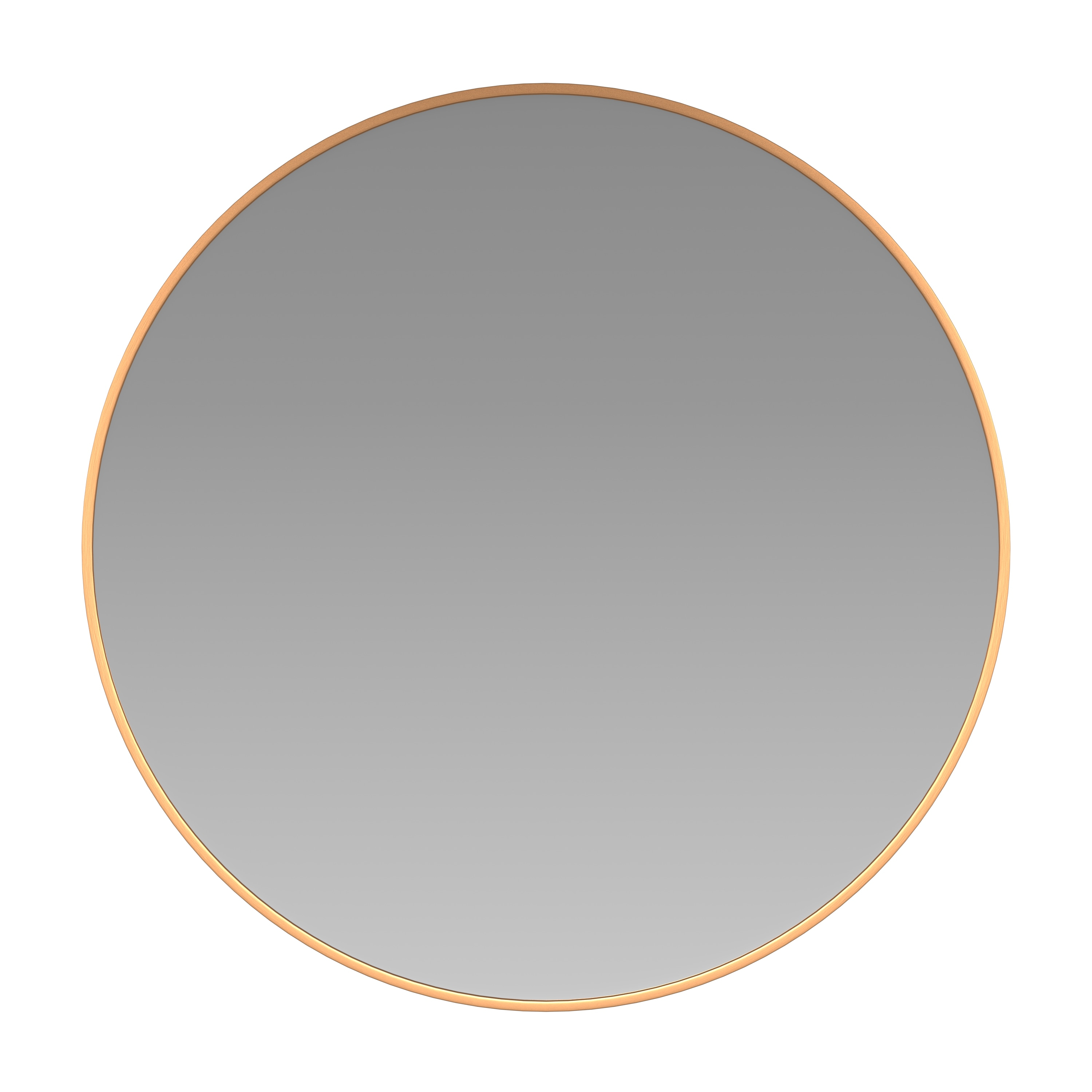 Flash Furniture Modern Round  Wall Mounted Mirror, Gold