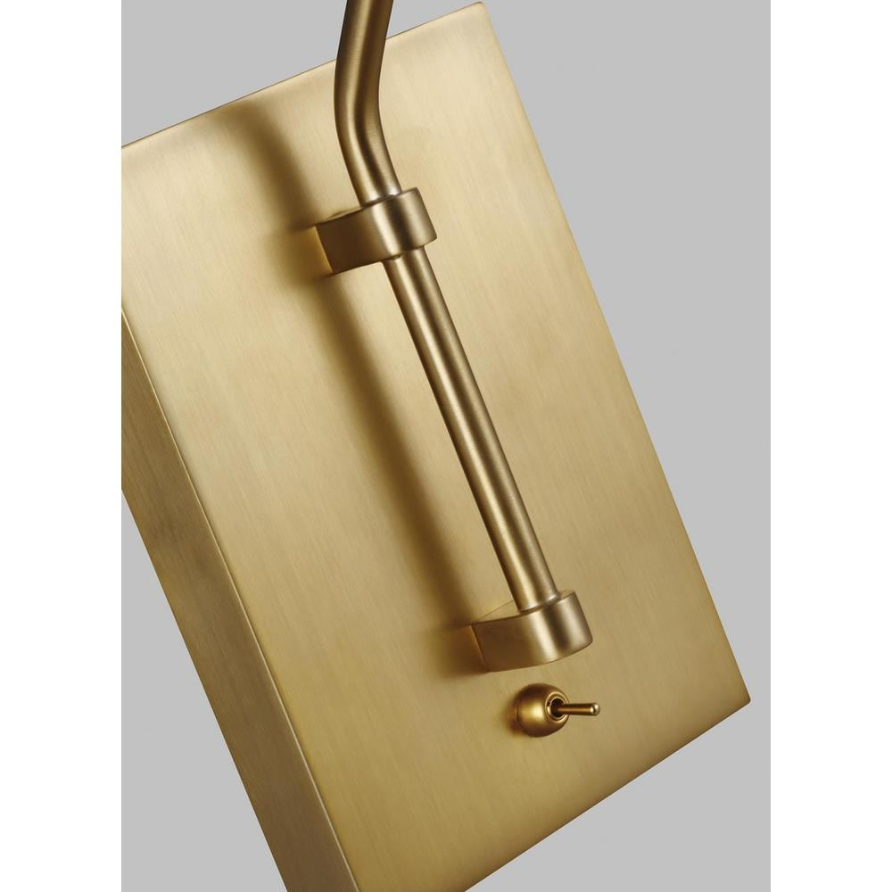 Simon Burnished Brass and Black One Light Wall Sconce
