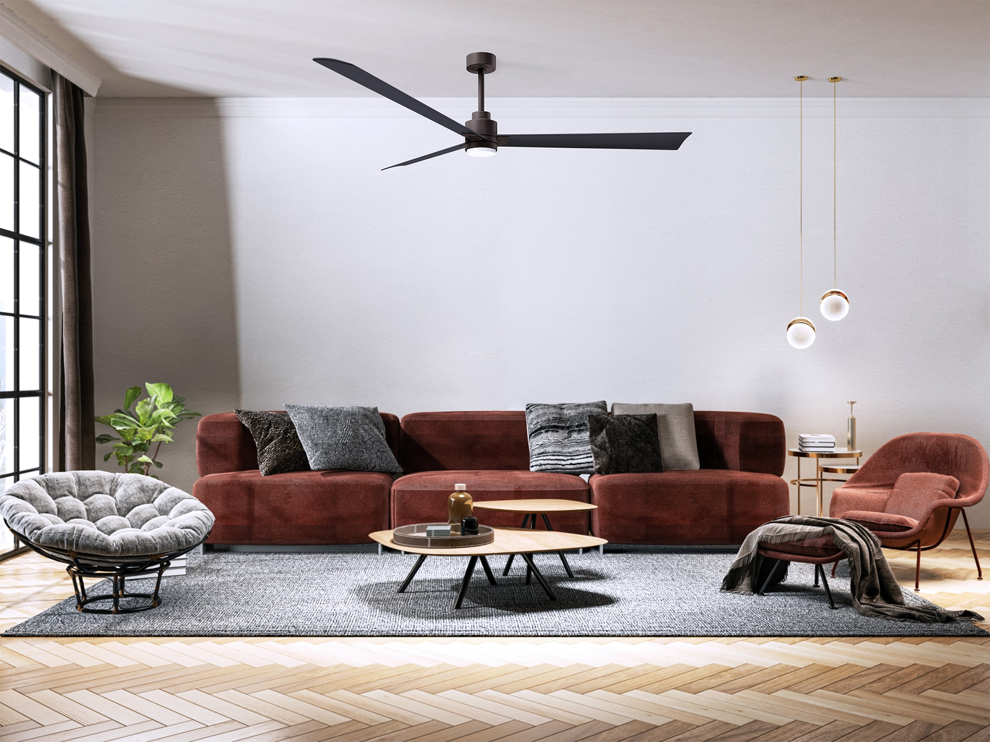 Alessandra 72'' LED Outdoor Ceiling Fan