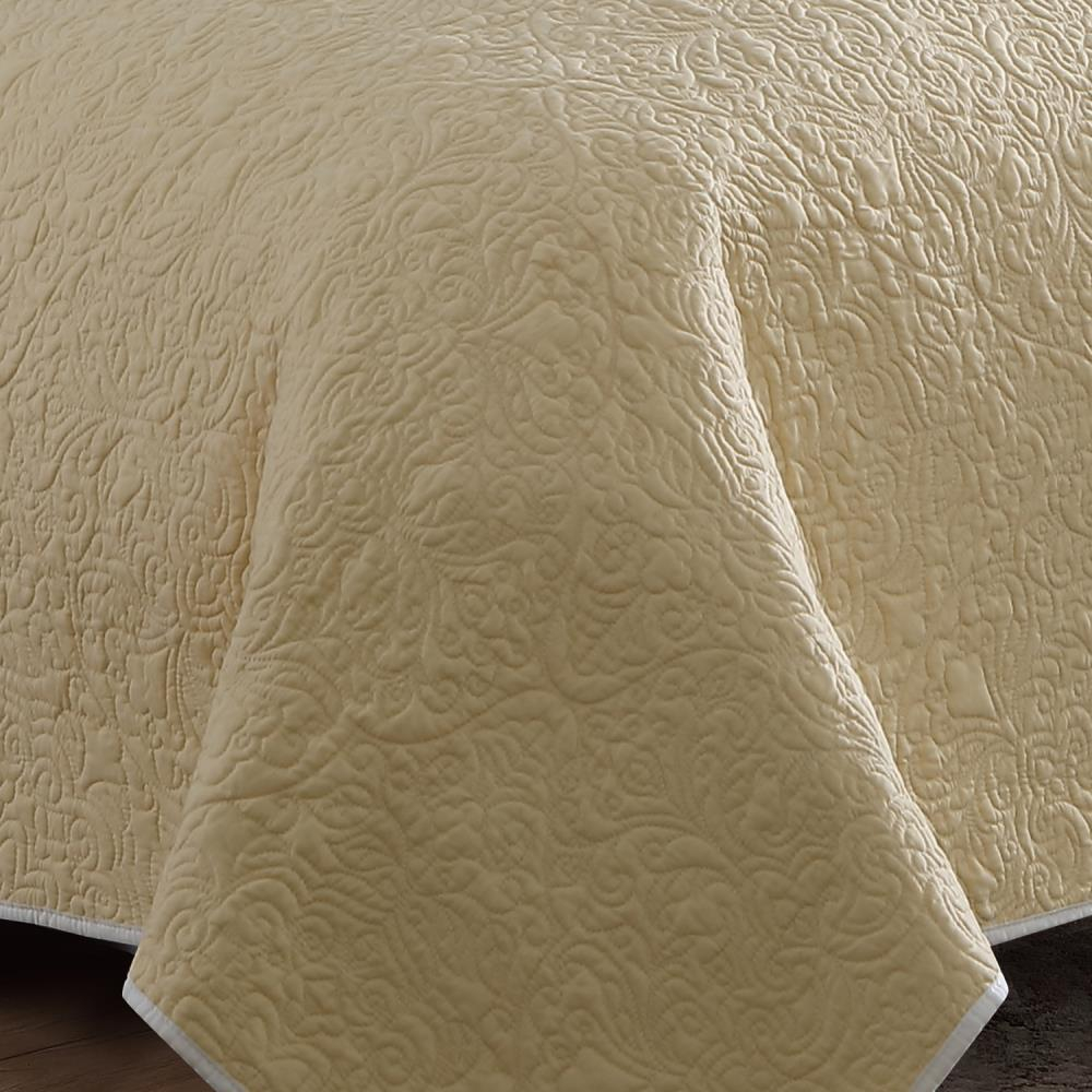 Copper Grove  Badoura Reversible Quilt Set Straw Yellow Twin 2 Piece