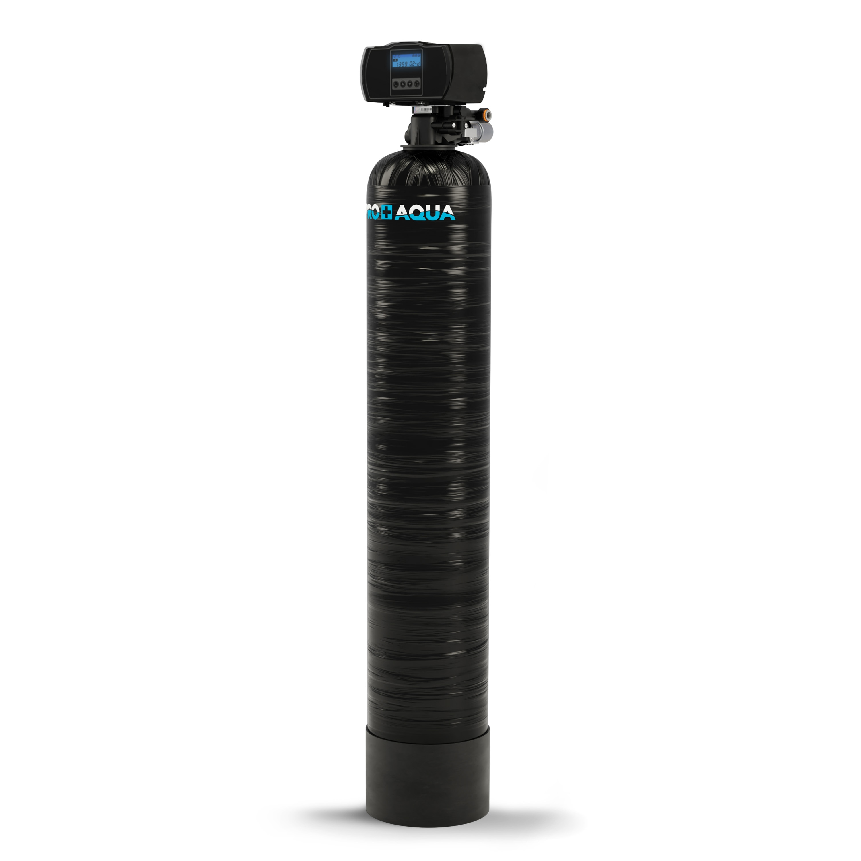 PRO+AQUA Whole House Filter System For Well Water, High Capacity, Proven Contaminant Removal, Auto-Clean, Small Footprint, Zero Water Pressure Drop, US Customer Support, 5 Year Warranty, Built in USA