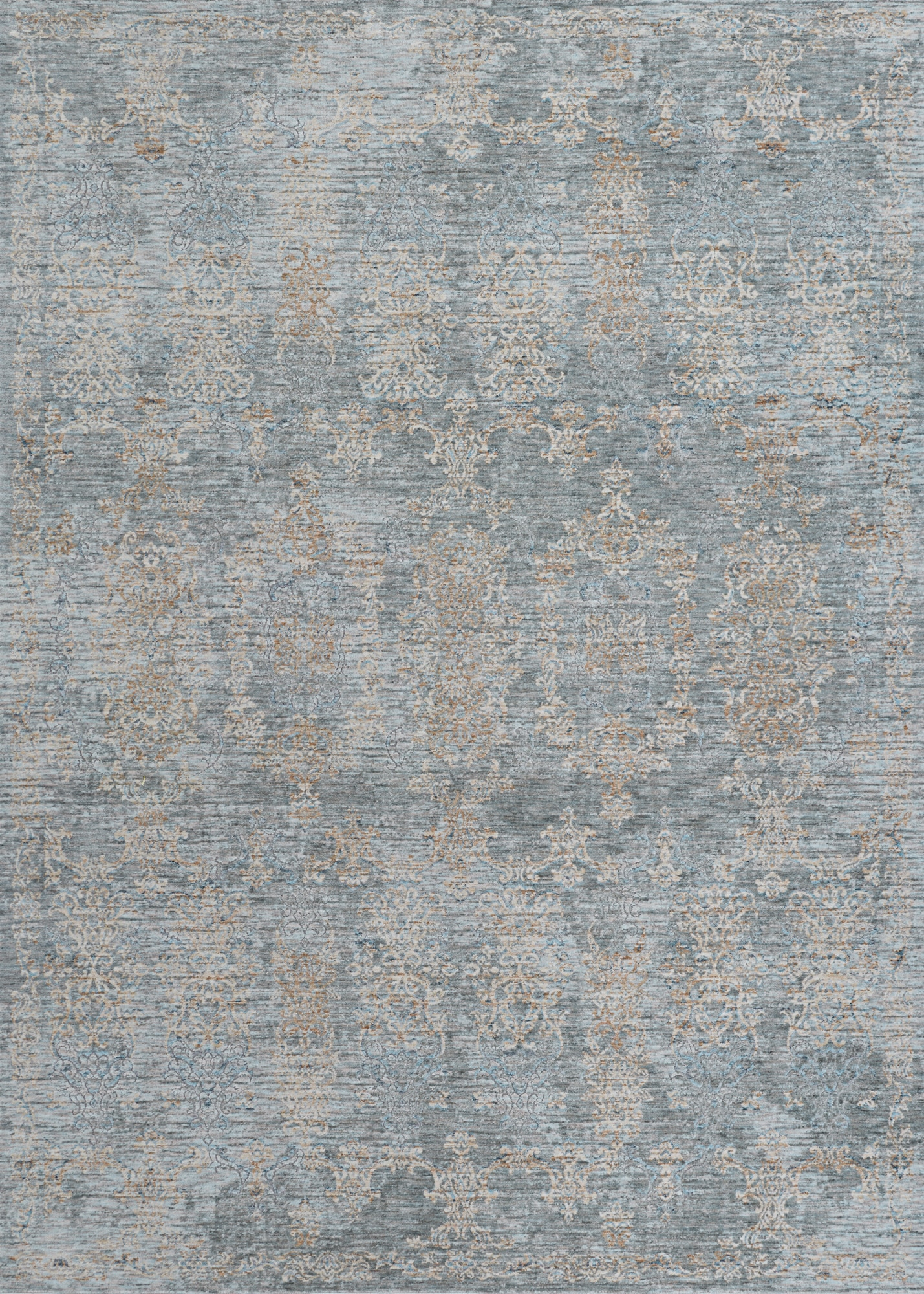 Couristan Couture Renaissance Area Rug, 5'3" x 7'6", Pewter-Mode Beige