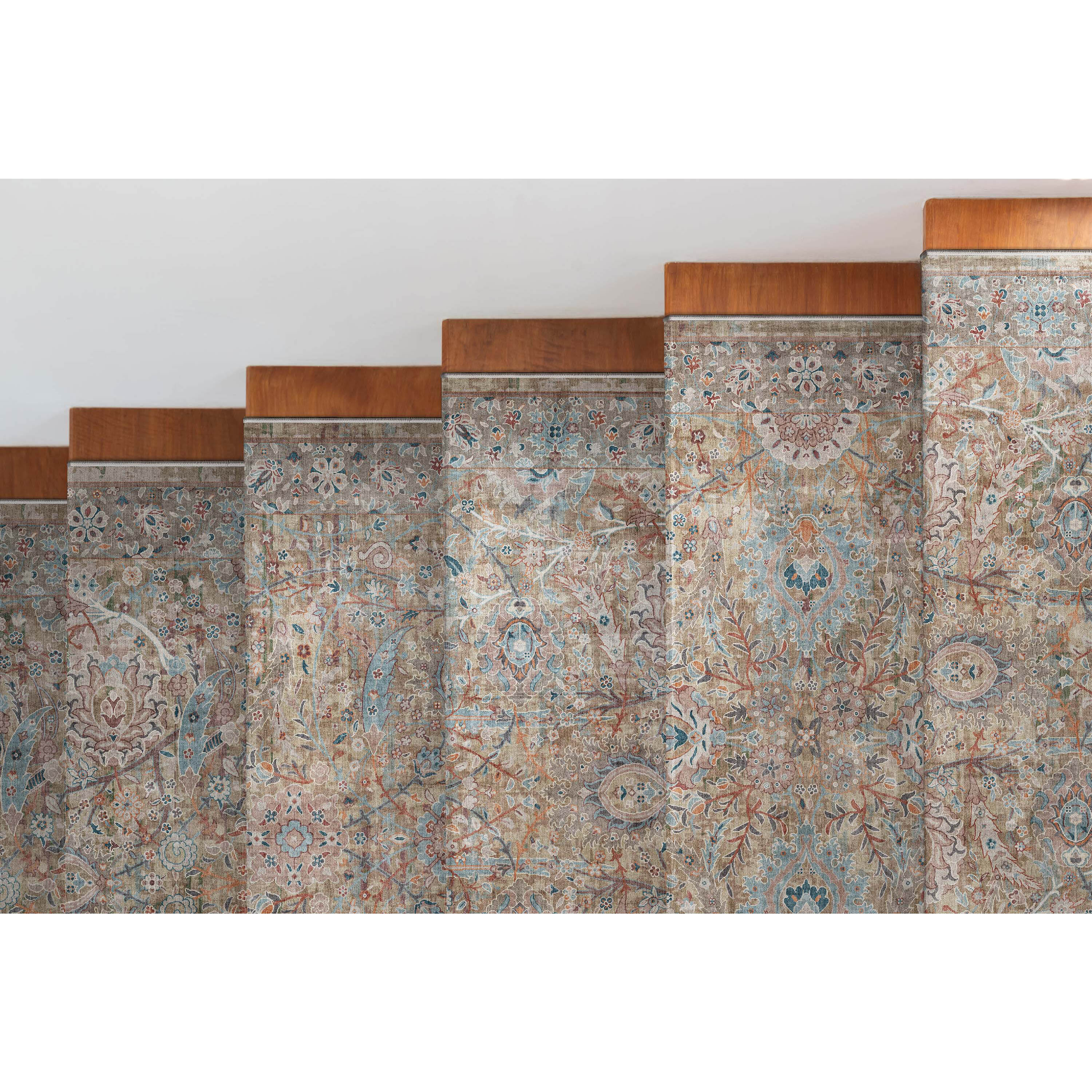 Well Woven Asha Emilia Vintage Oriental Blue 2'3" x 24'9" Runner Rug
