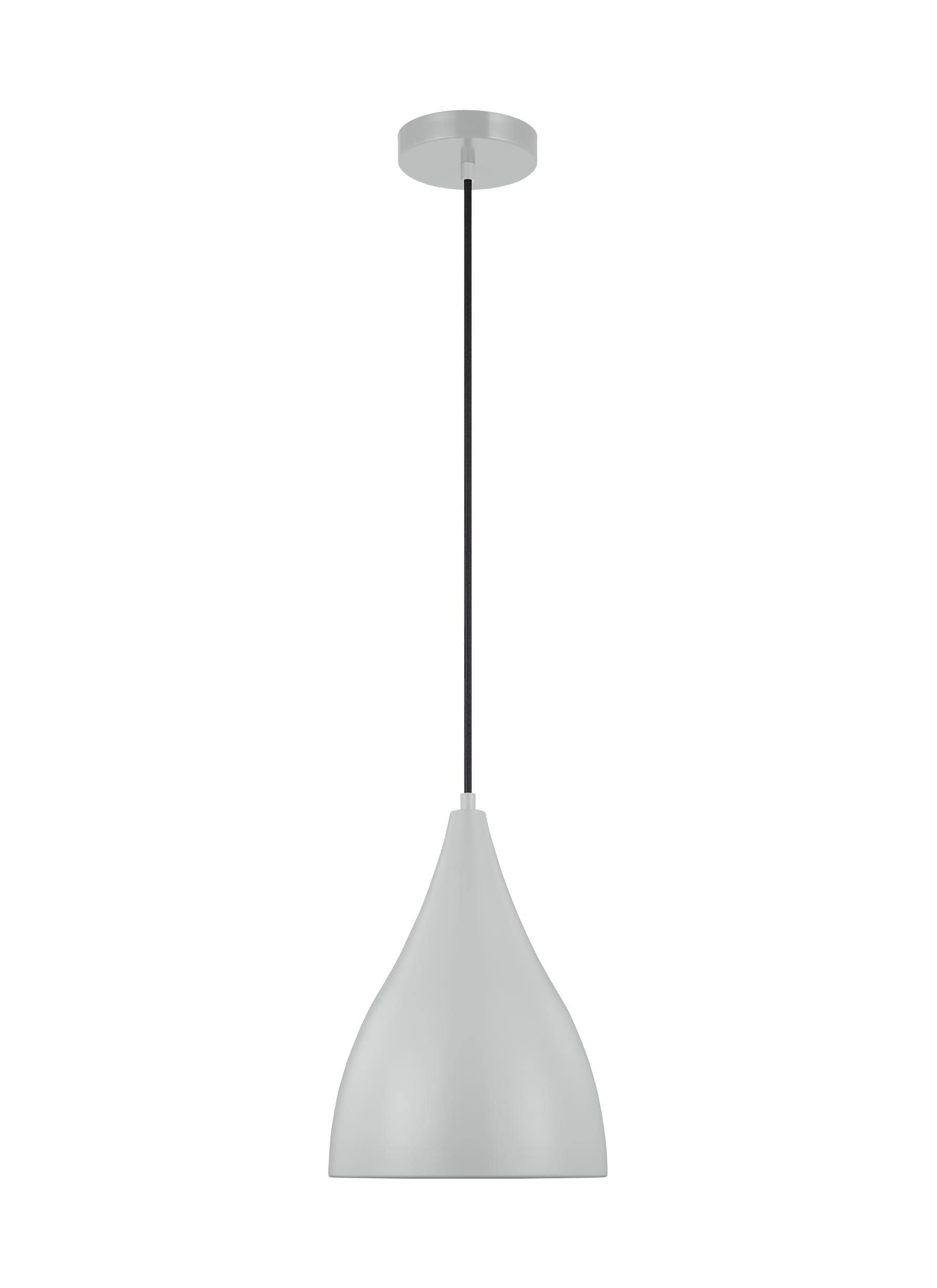 Oden Matte Grey 9" Mini Pendant with Energy Star