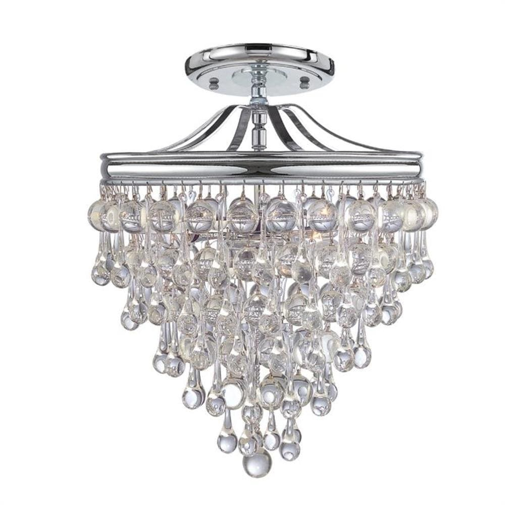 Crystorama Lighting - Three Light Ceiling Mount - Ceiling Mount - Calypso - 3