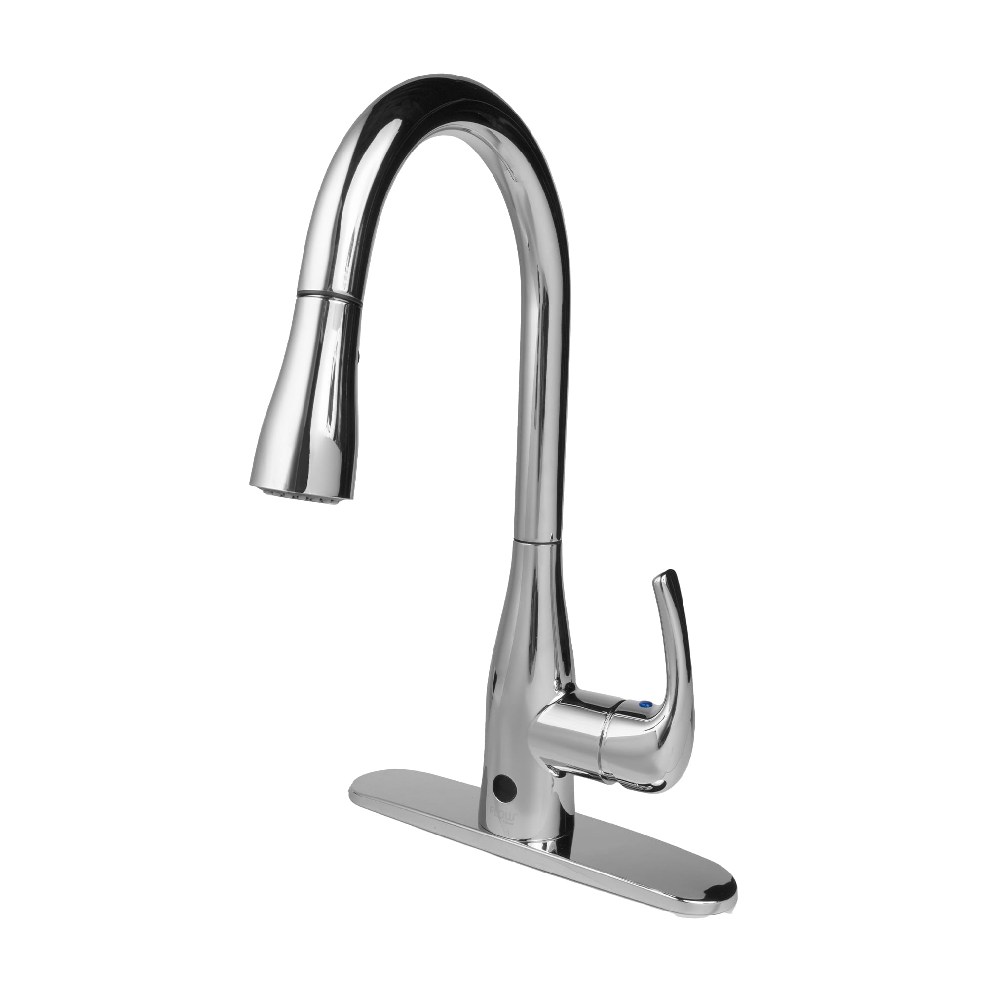Classic Series Single-Handle Standard Kitchen Faucet in Brushed Nickel