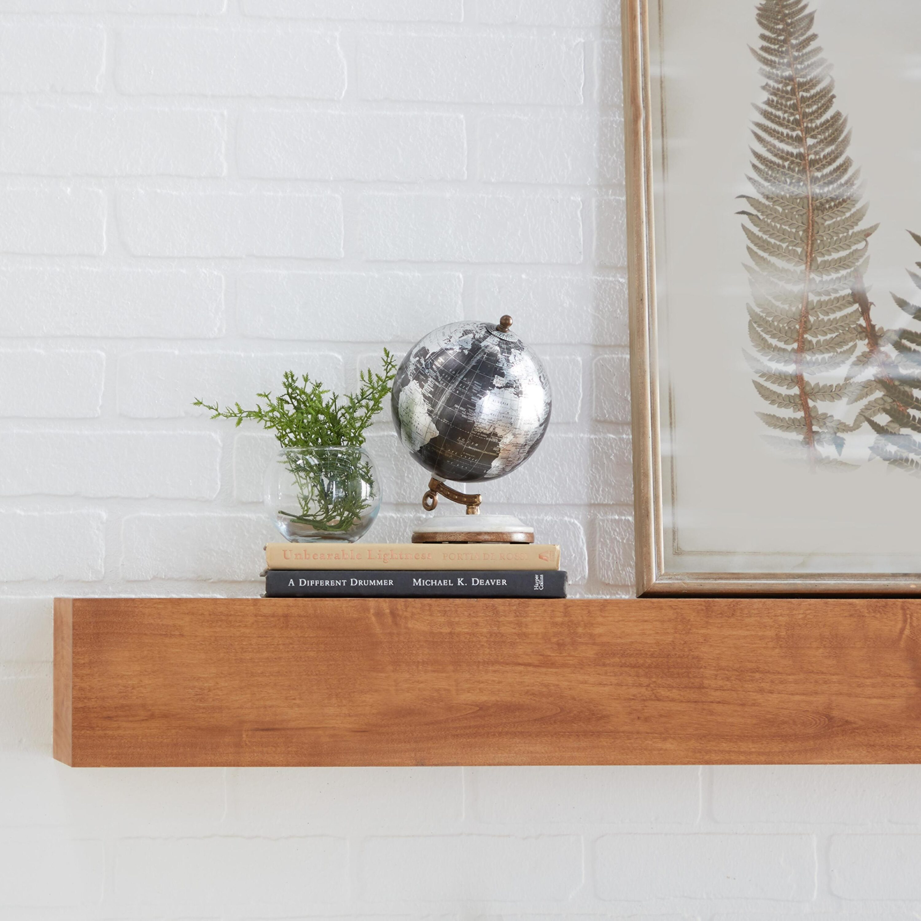 DecMode 5" Black Globe with Marble Base