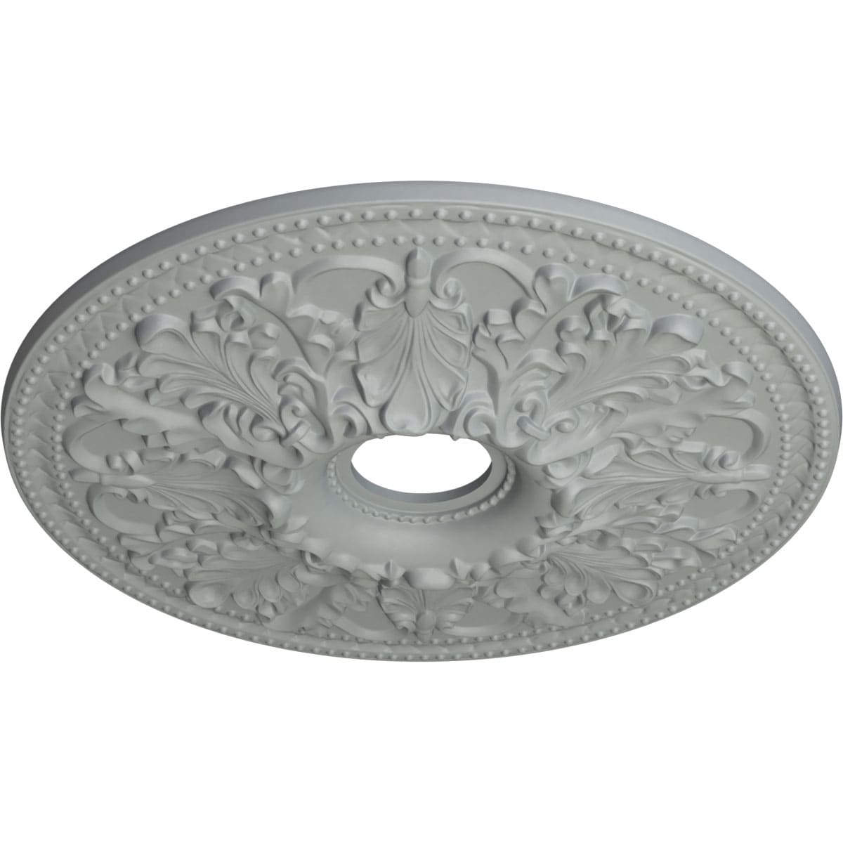 Ekena Millwork 23 7/8"OD x 4"ID x 2 1/8"P Ashley Ceiling Medallion (Fits Canopies up to 4 3/4")