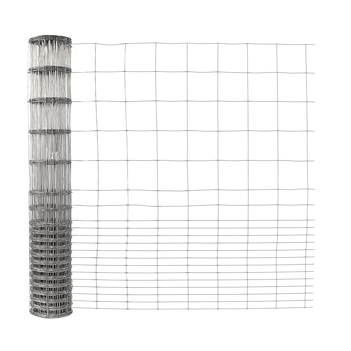 36-Inch Gray Galvanized Steel Rabbit Guard Garden Fence