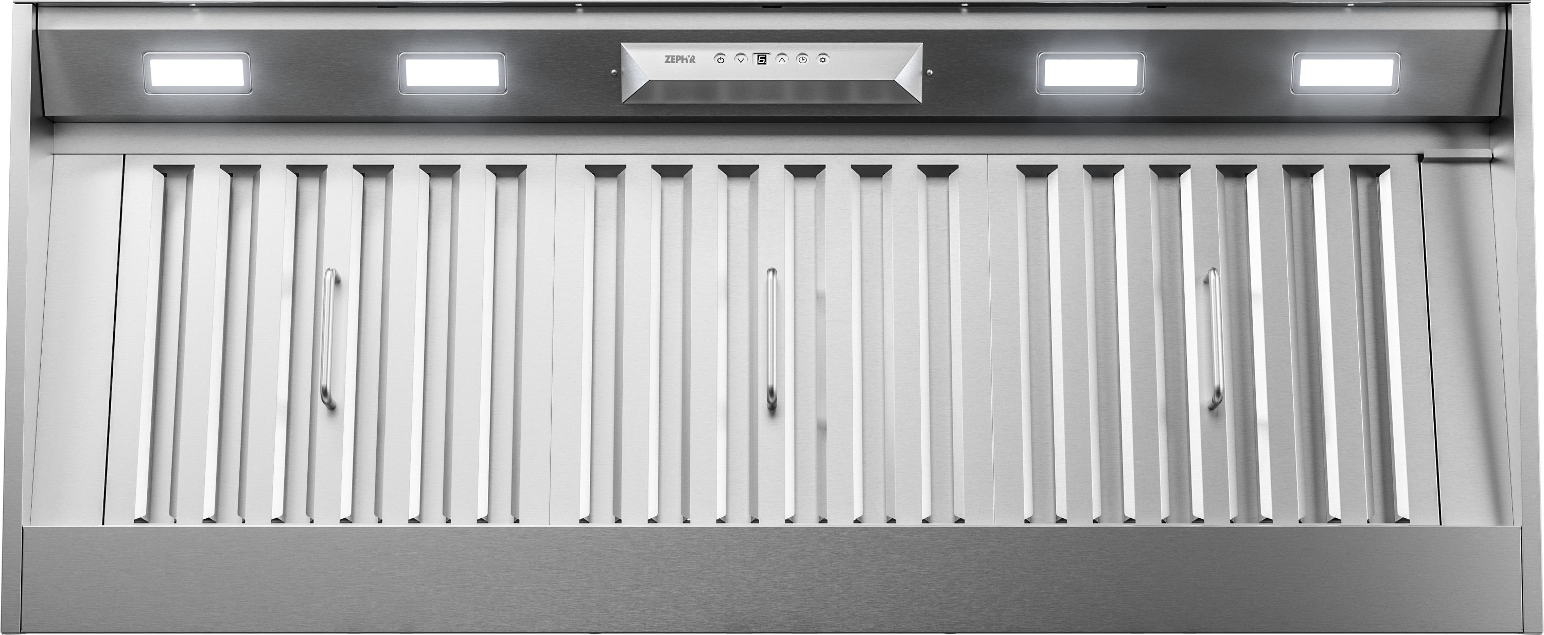 Monsoon I 48" Stainless Steel Insert Mount Range Hood with LED Lights