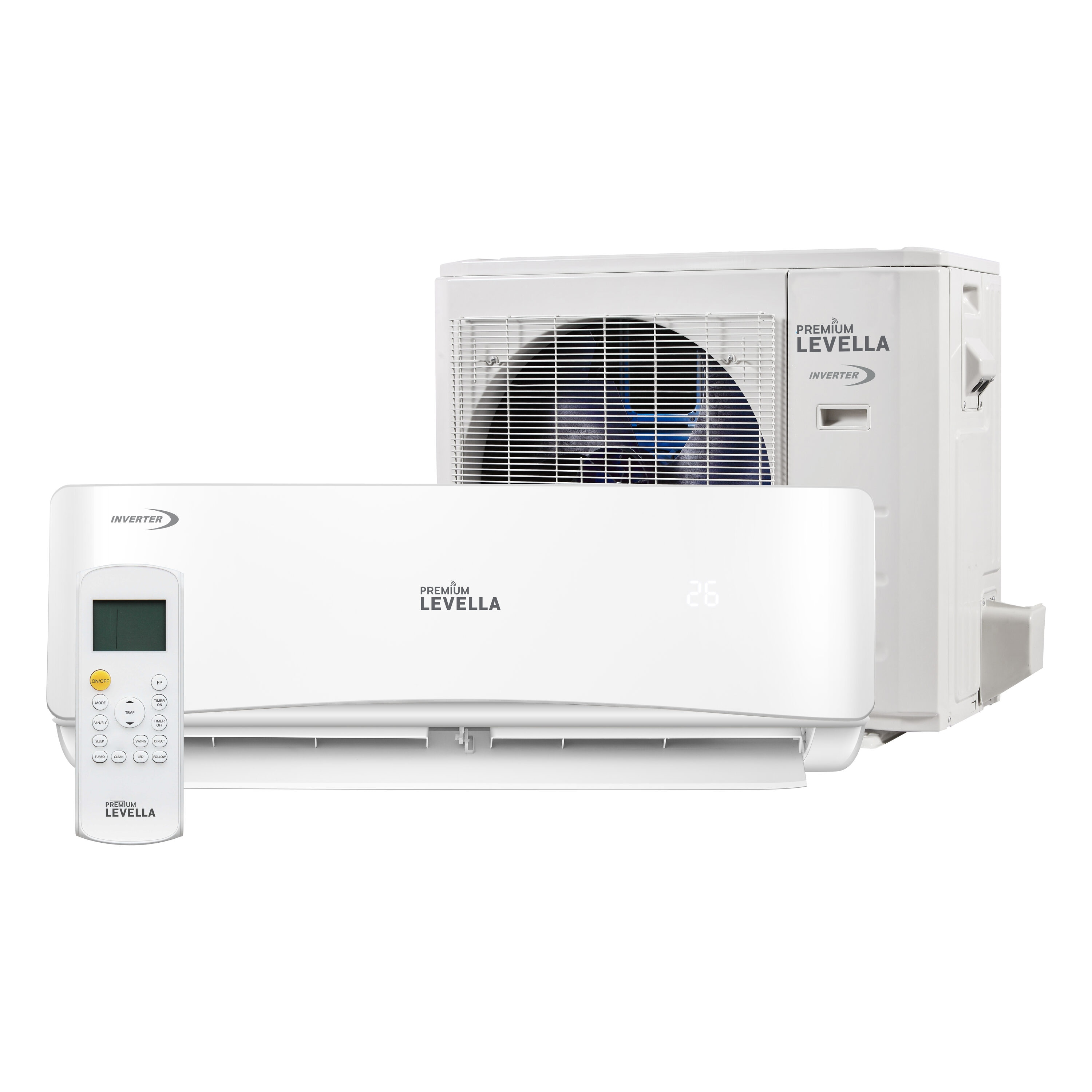 Premium Levella PIAW363790A/800B 26,000 BTU Mini-Split A/C Inverter WiFi 220V