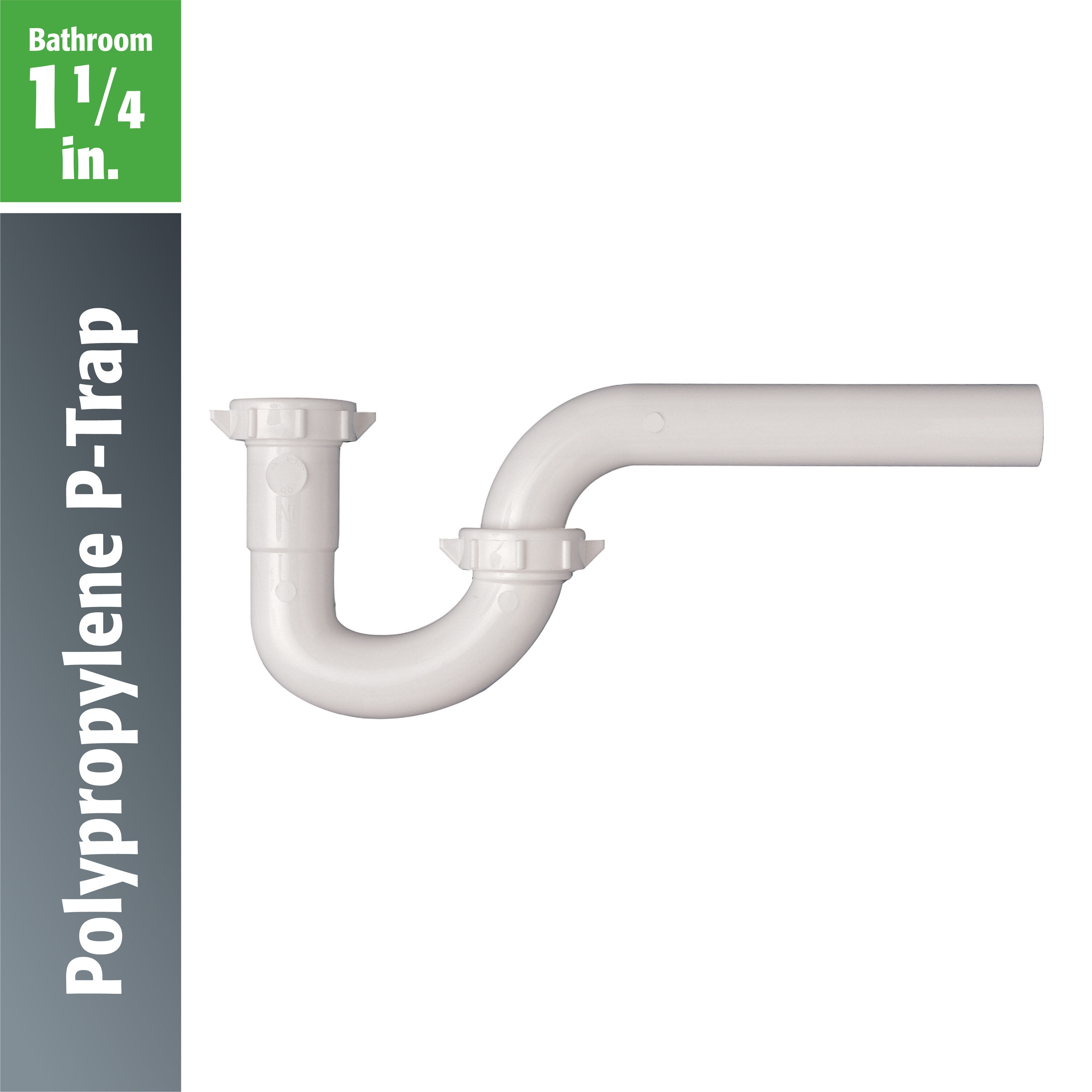 Plumb Pak 200WK 1.25 in. White Plastic P Trap