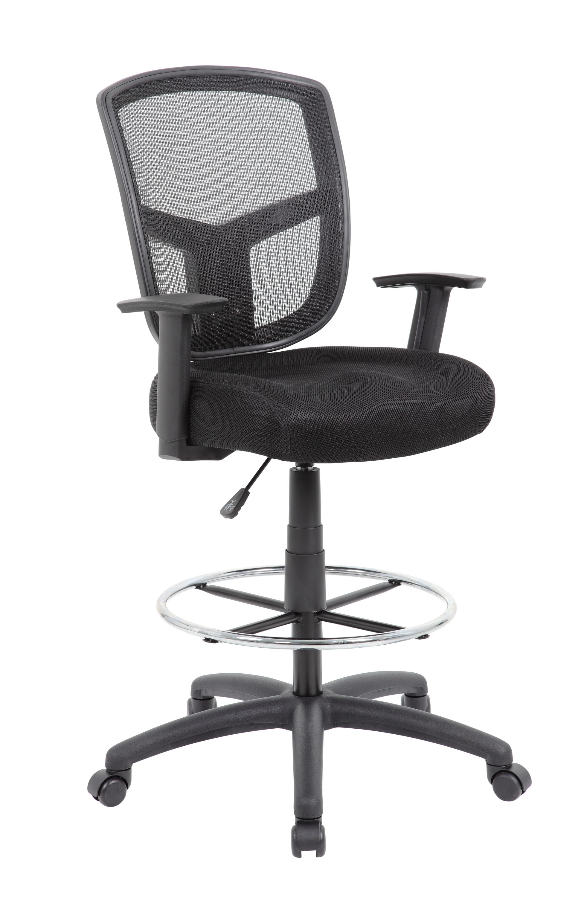 Boss Office Products Contract Mesh Drafting Stool