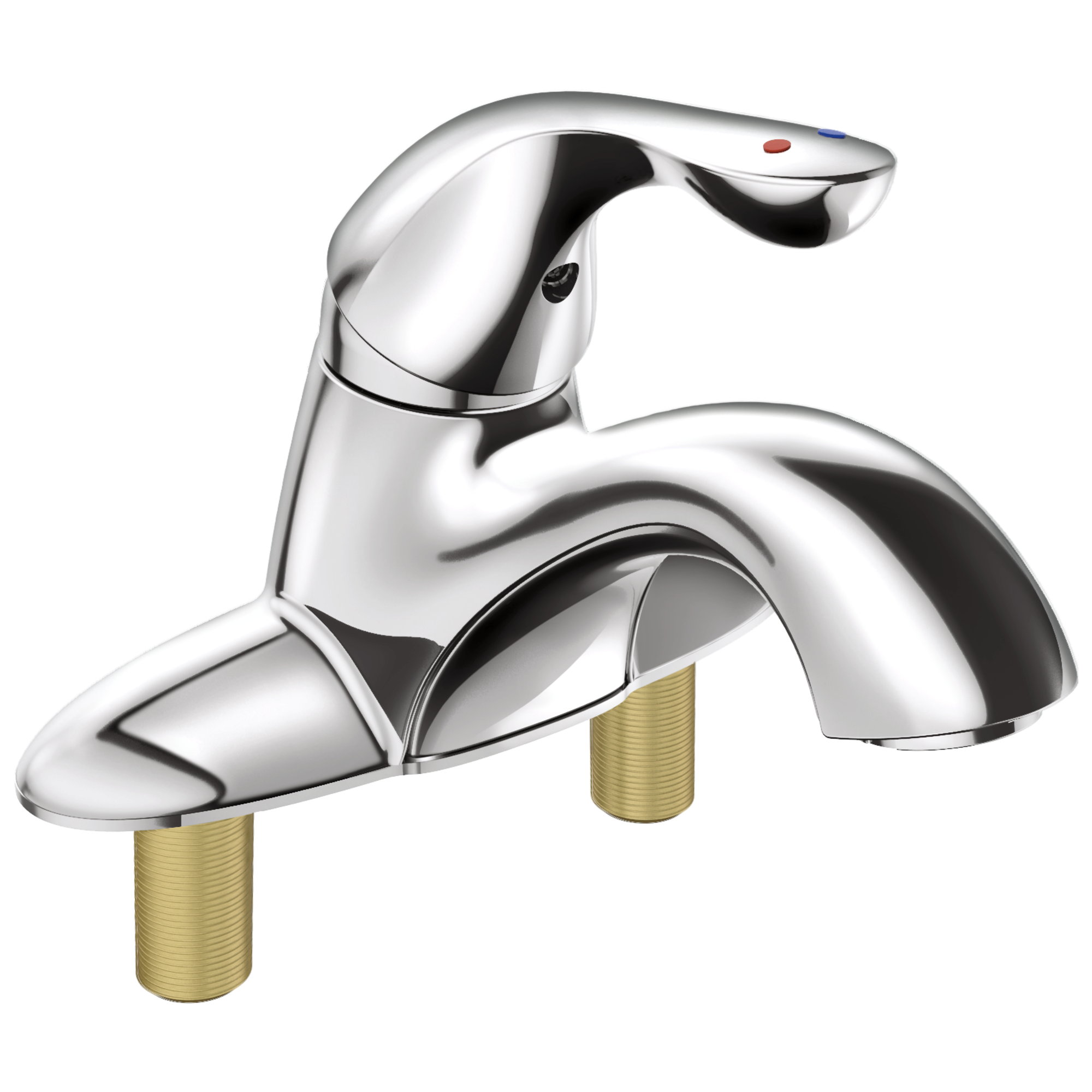 Classic Centerset Bathroom Faucet with Drain Assembly