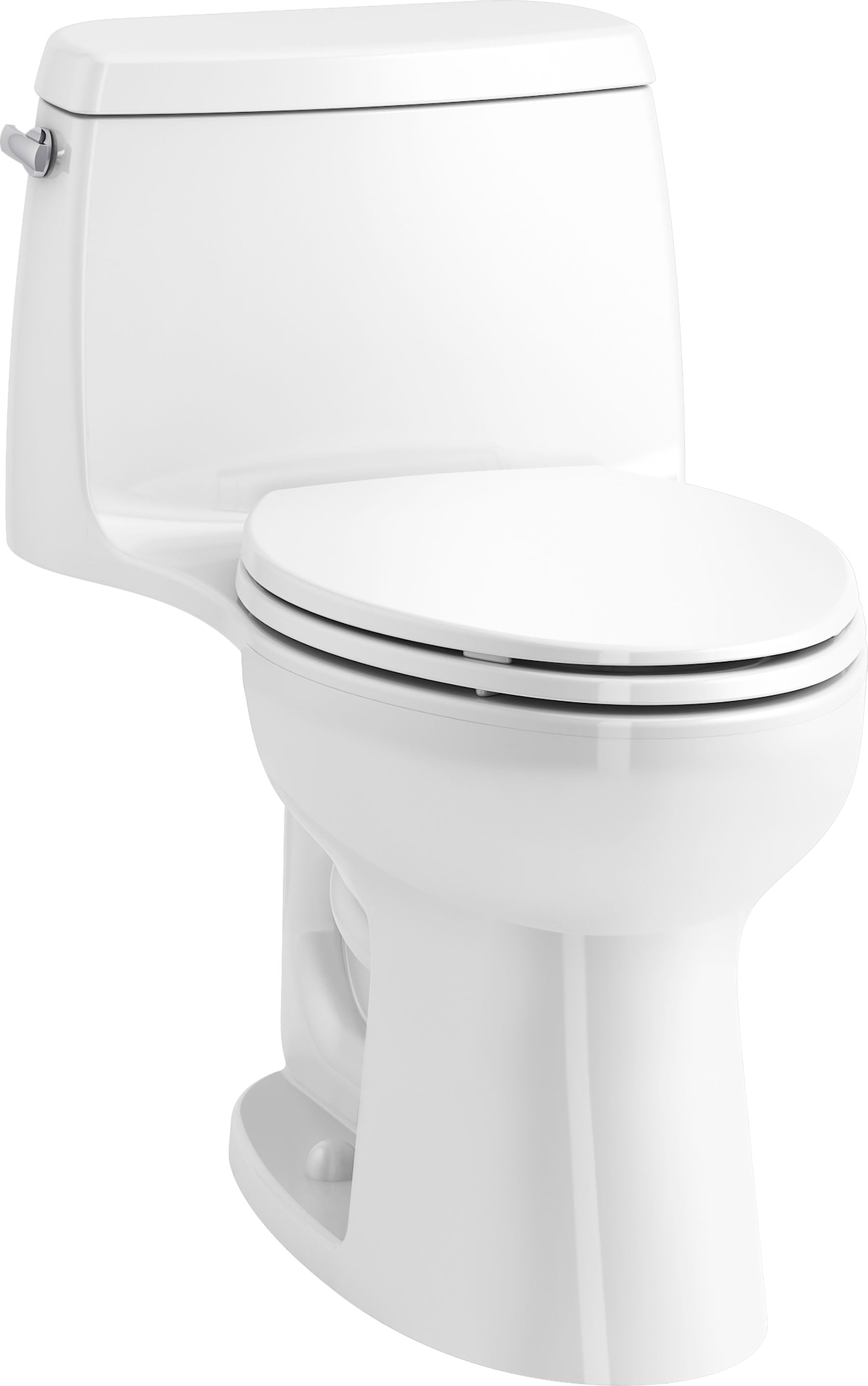 Santa Rosa Comfort Height One-Piece Compact Elongated 1.28 Gpf Toilet With Revolution 360 Swirl Flushing Technology And Continuousclean St
