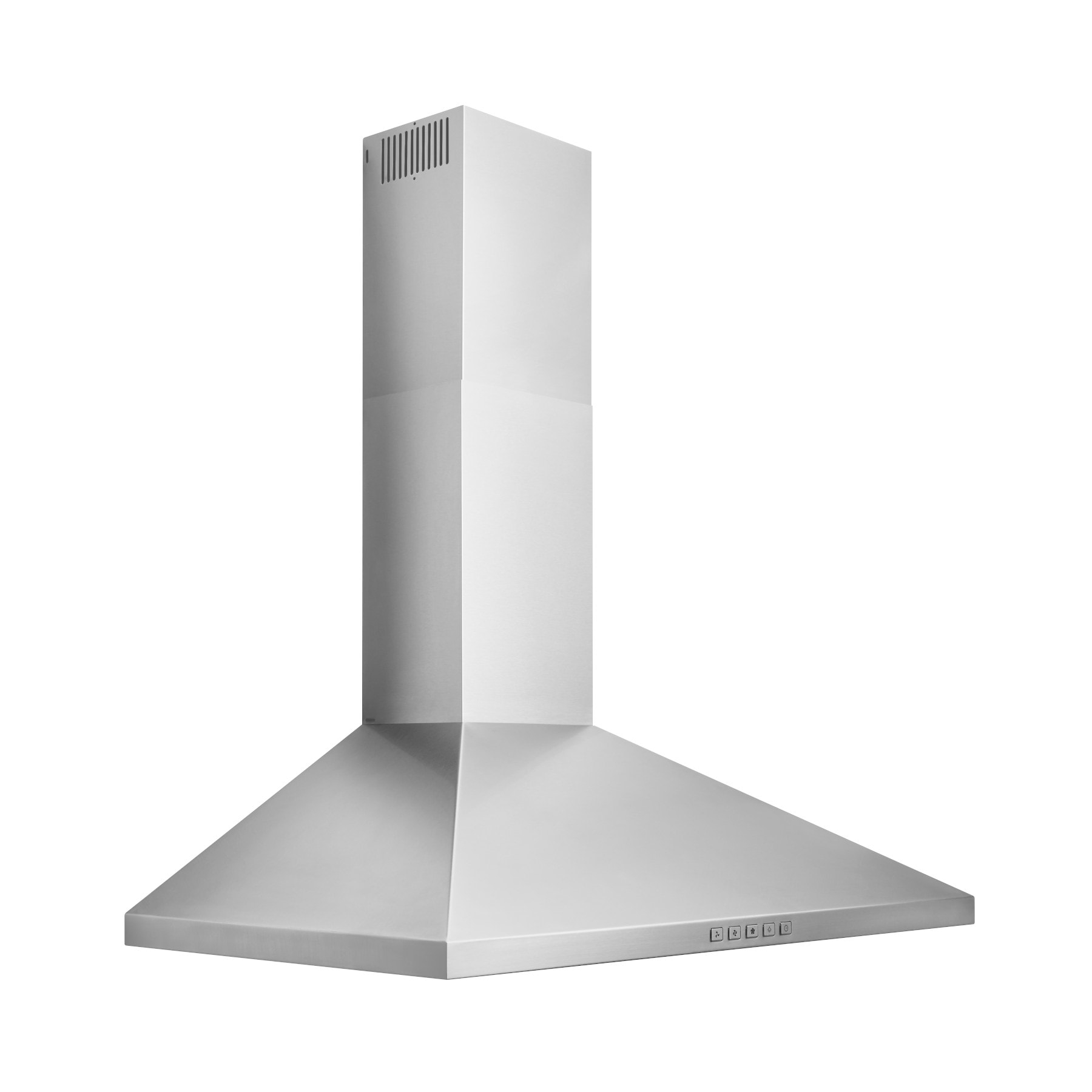 Broan-NuTone BWP1364SS Pyramidal Range LED Lighting Convertiable Wall-Mount Kitchen Chimney Vent Hood, 36-Inch, Stainless Steel