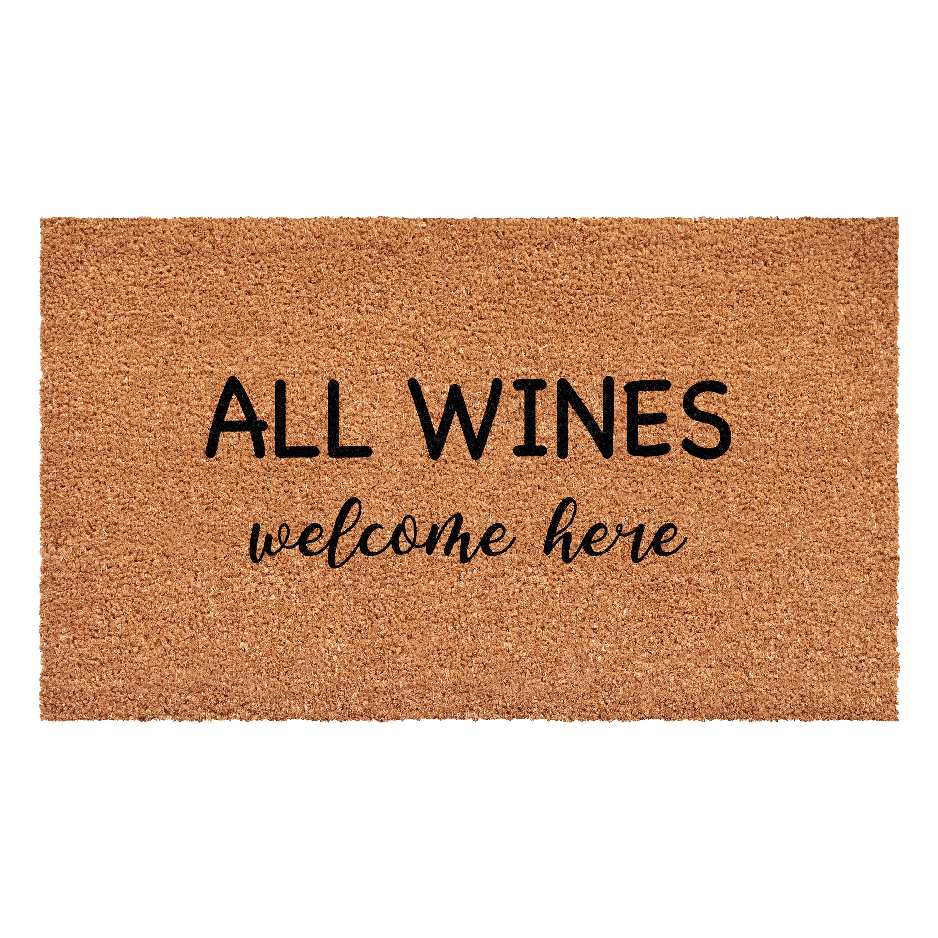 Calloway Mills 113481729 All Wines Welcome Here Doormat 17" x 29"