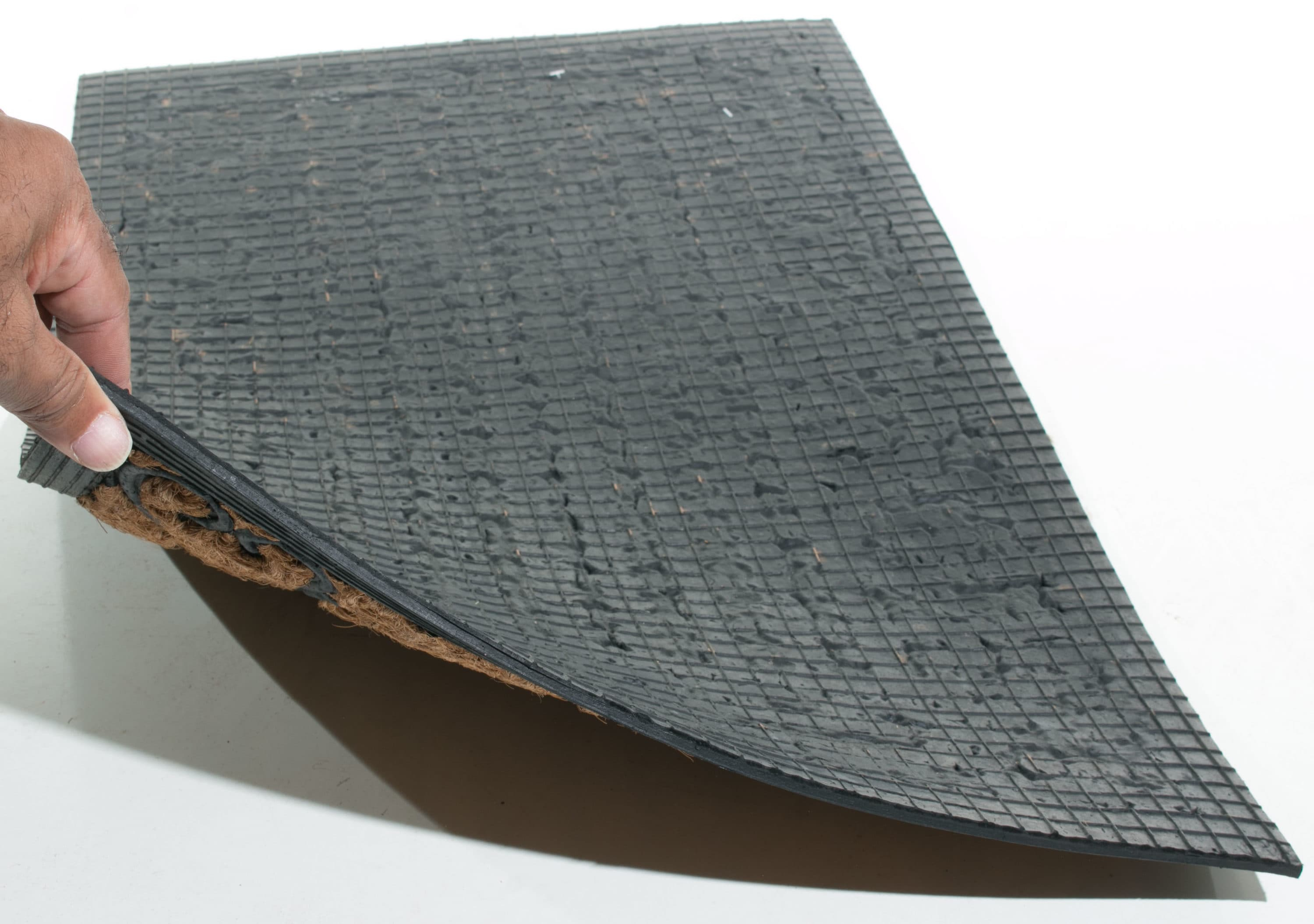 Eco-Friendly Coir and Recycled Rubber Outdoor Welcome Mat