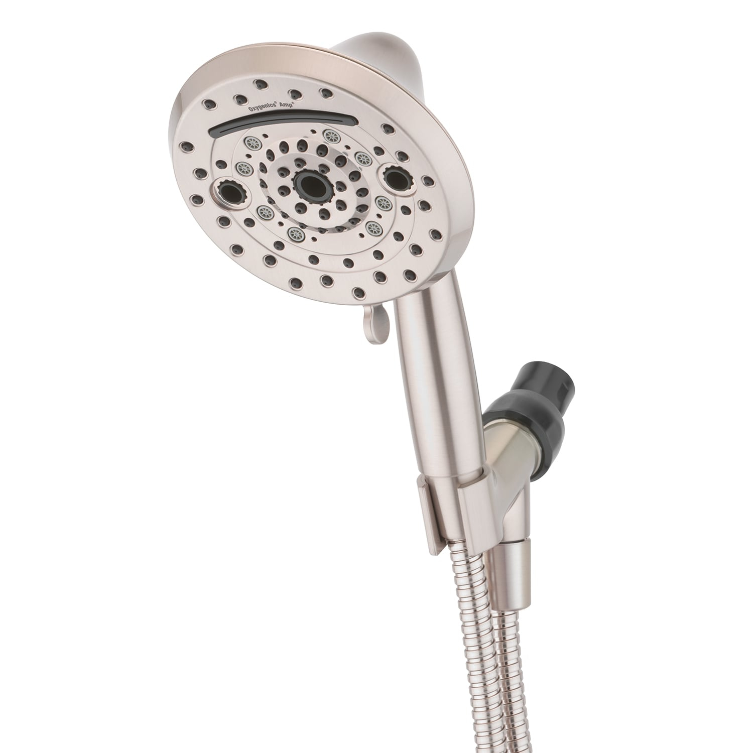 Oxygenics 114187 5 in. 1.8GPM Amp Brushed Nickel Shower Head