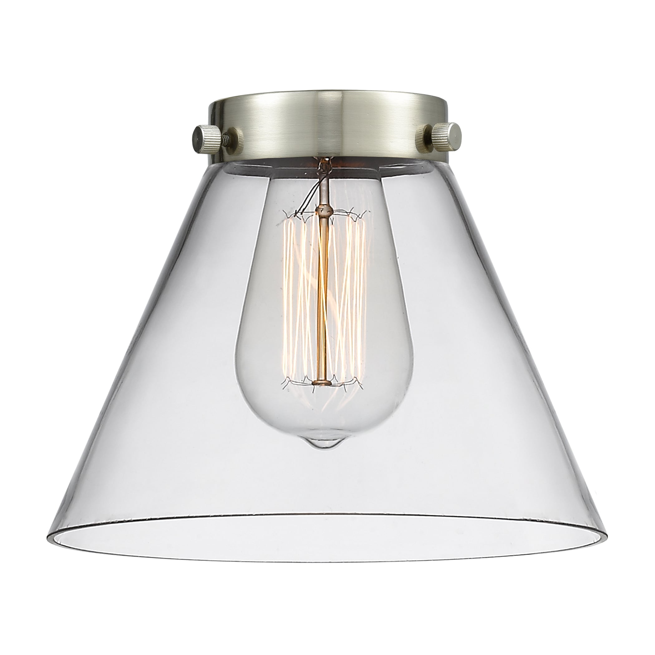 Matte Black and Clear Glass Mini Pendant Light