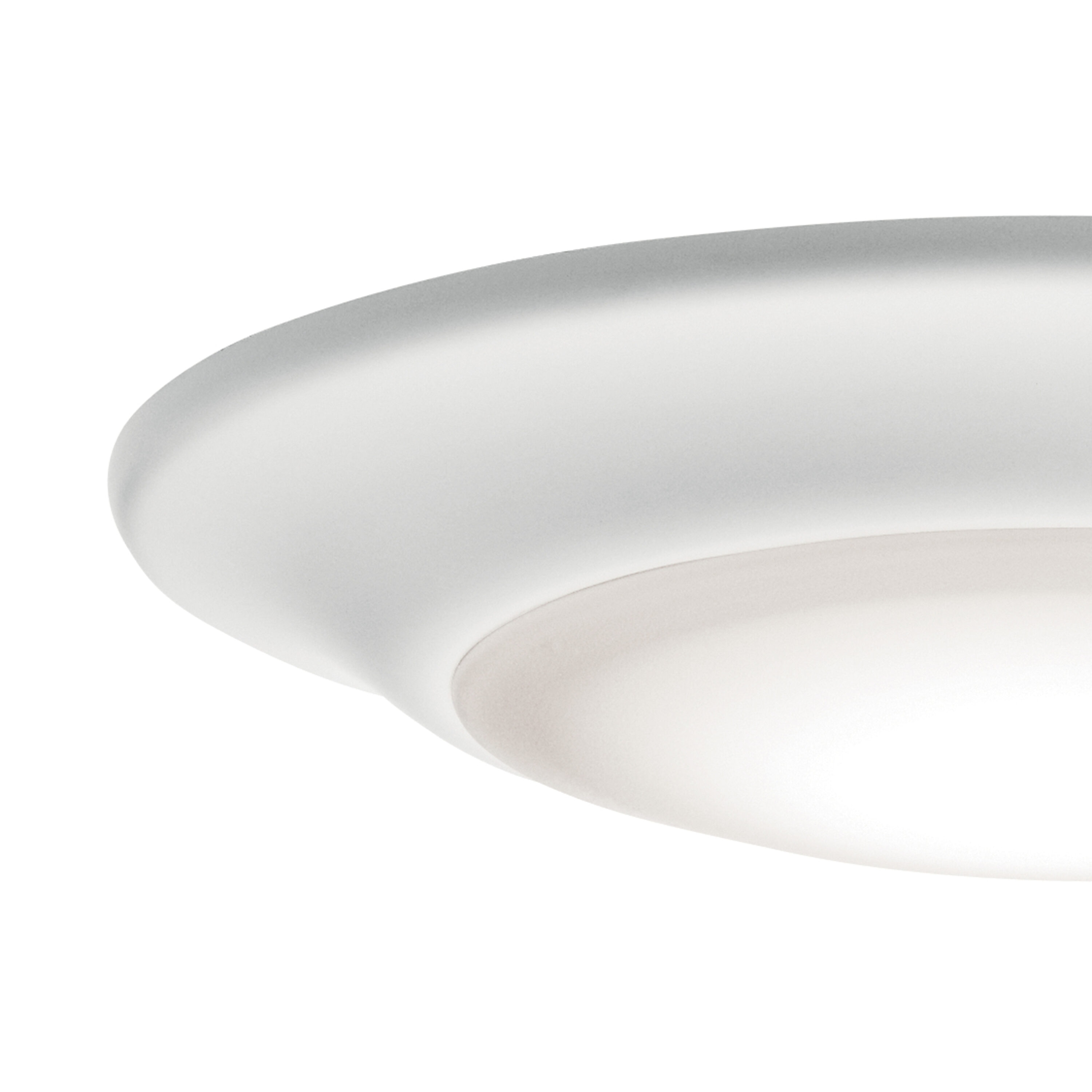 White LED Round Flush Mount Ceiling Light, 6-inch