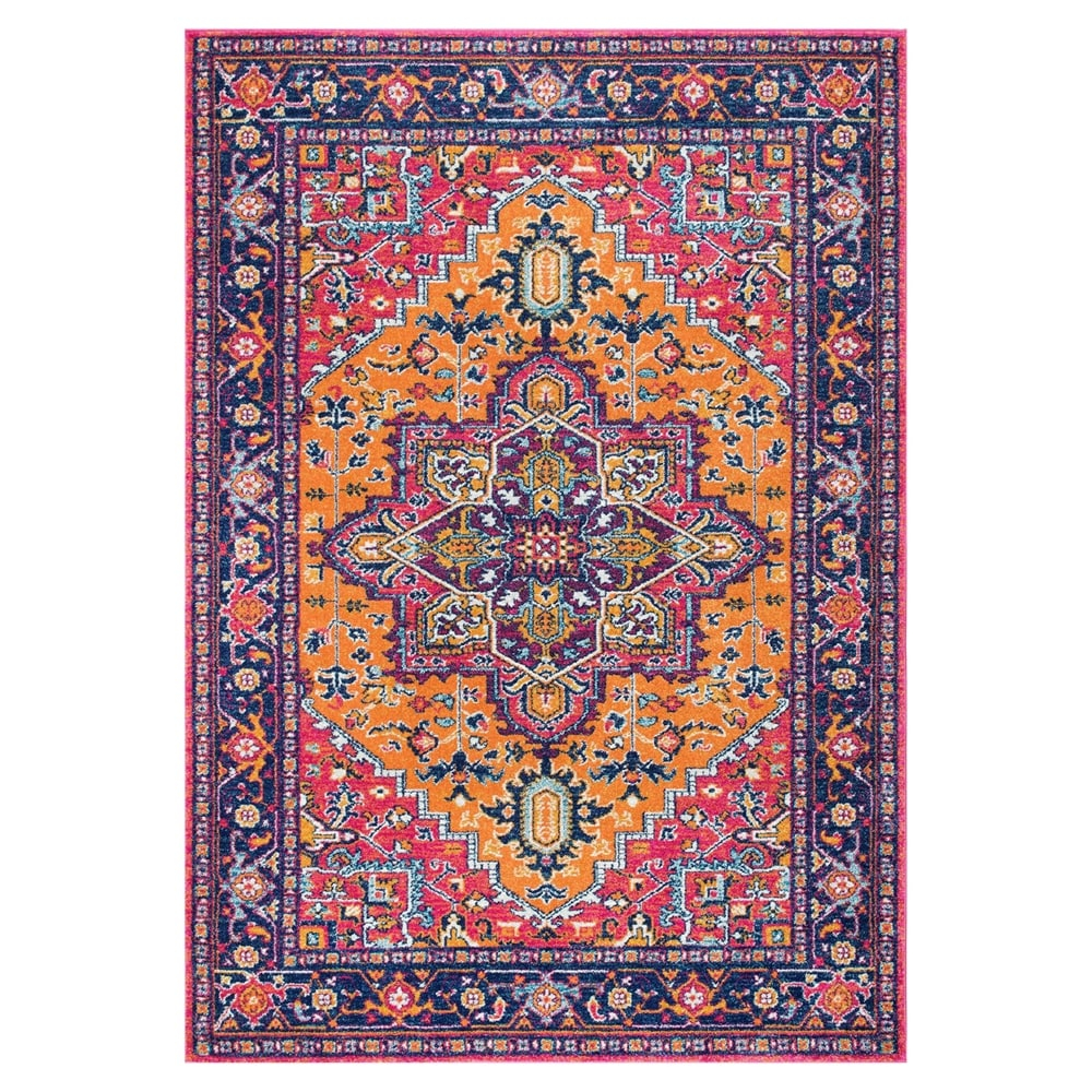 nuLOOM Vonda Fancy Persian Runner Rug, 2' 8" x 8', Orange