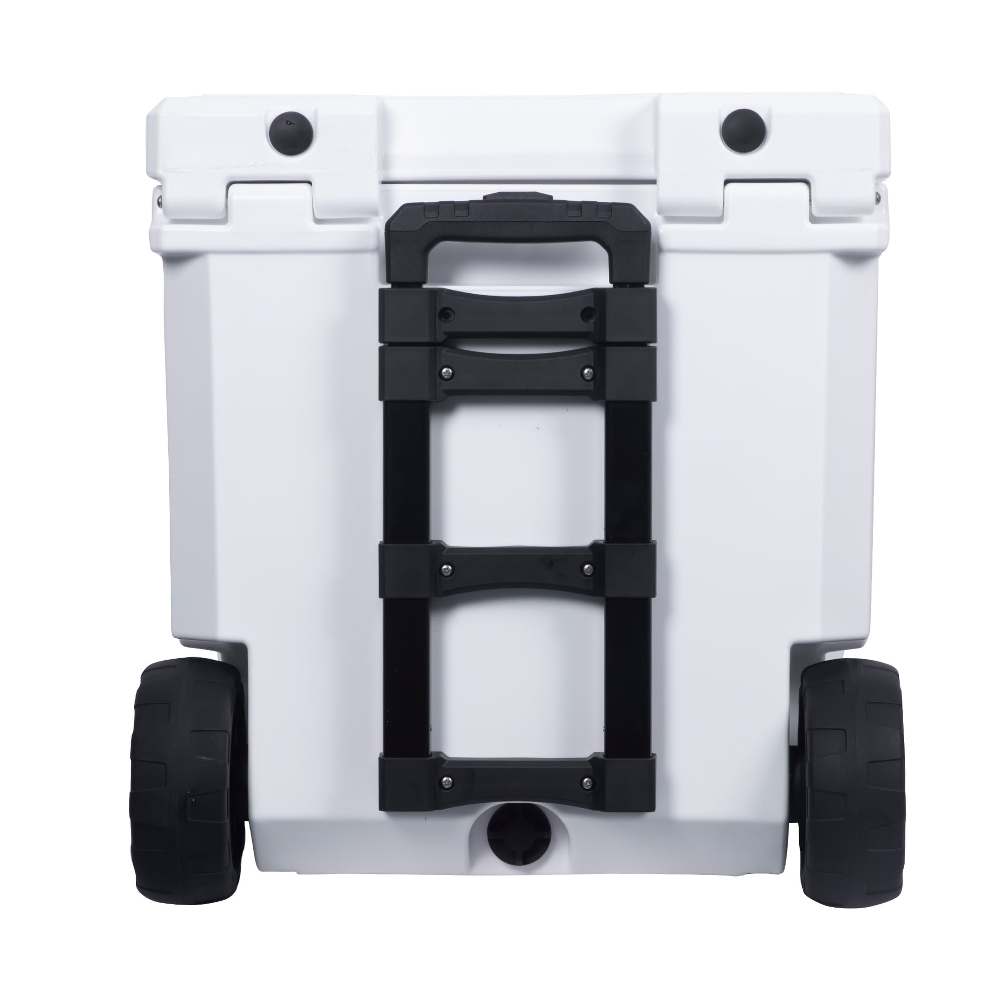 Camp-Zero 50 - 52 Qt. Premium Chest Cooler with Easy-Roll Wheels White